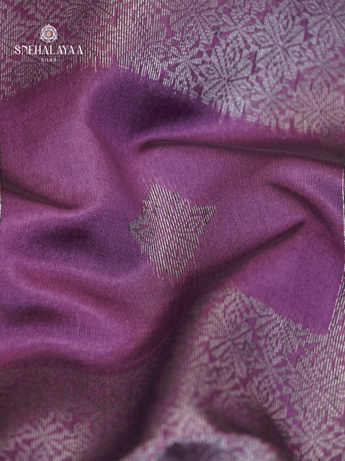 Purple Jute Saree