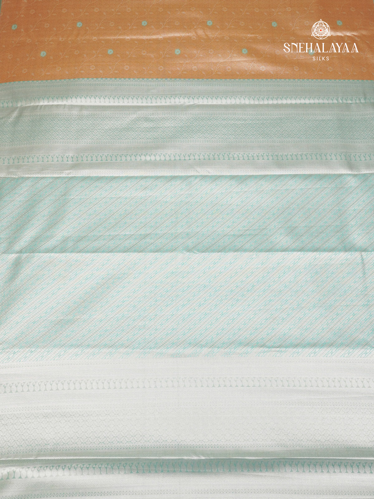 Pale Orange Art Silk Saree