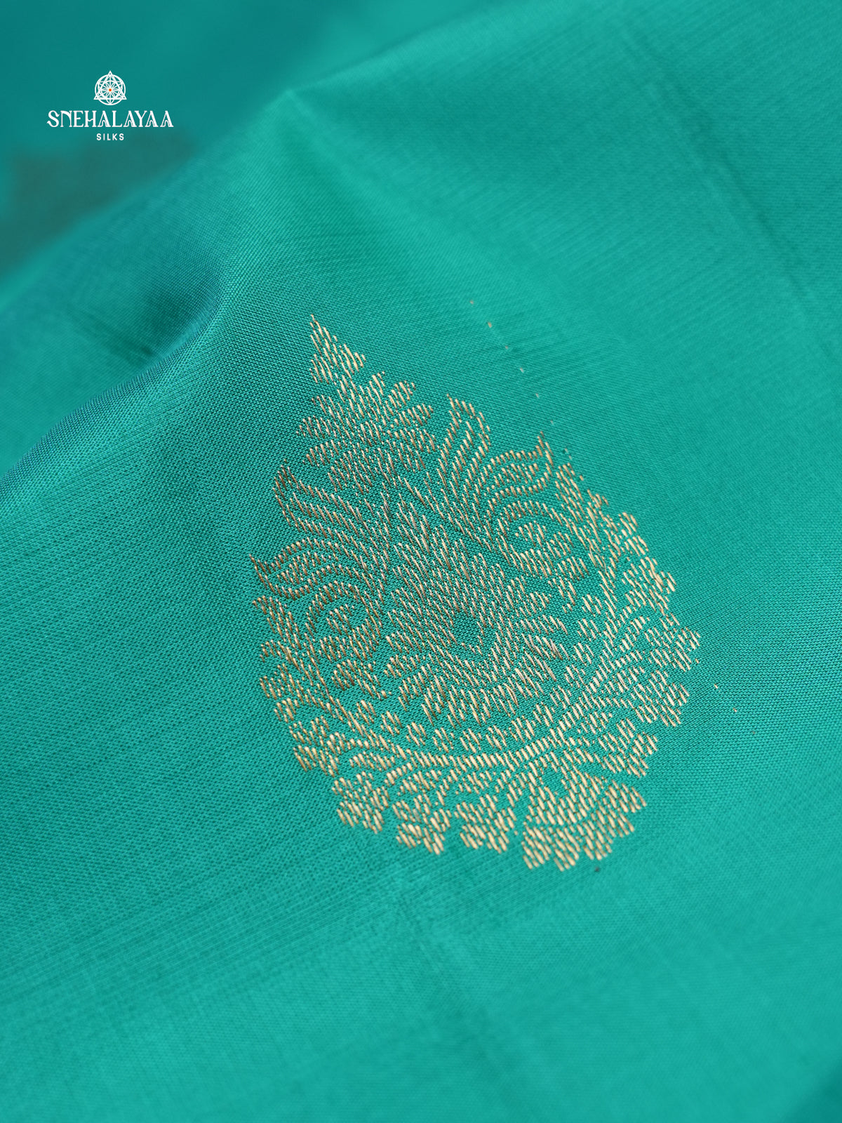 Sea Green Kanchivaram Silk Saree