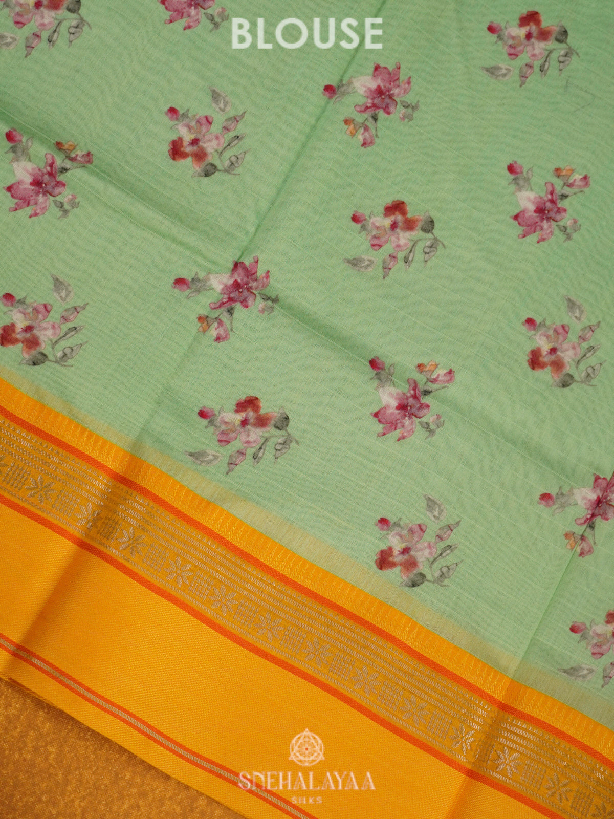 Green Chanderi Saree