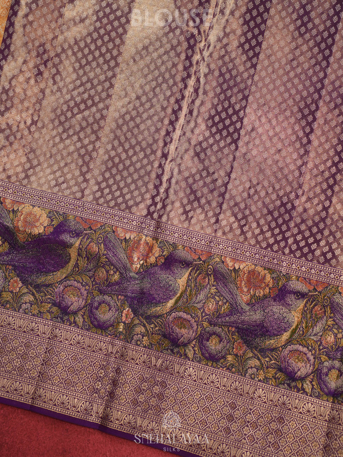 Yellow Kanjivaram Silk Saree