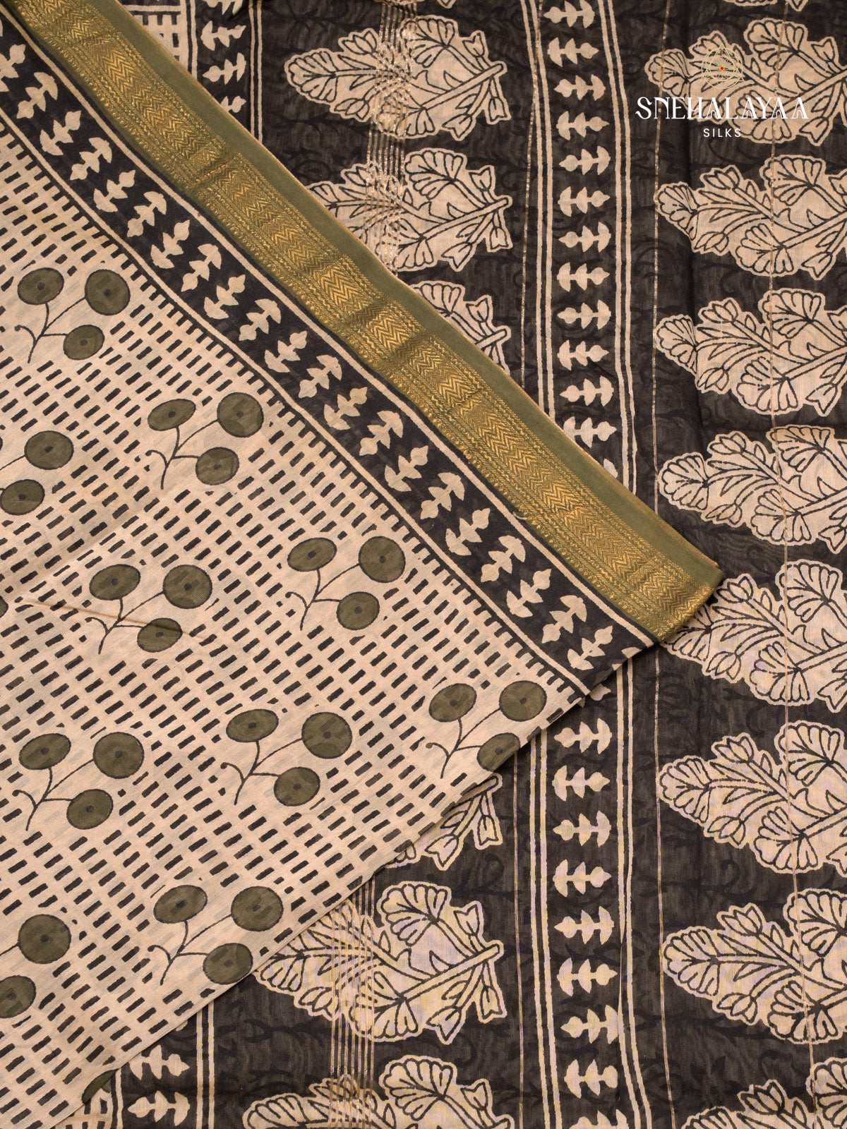 Peach Chanderi Saree