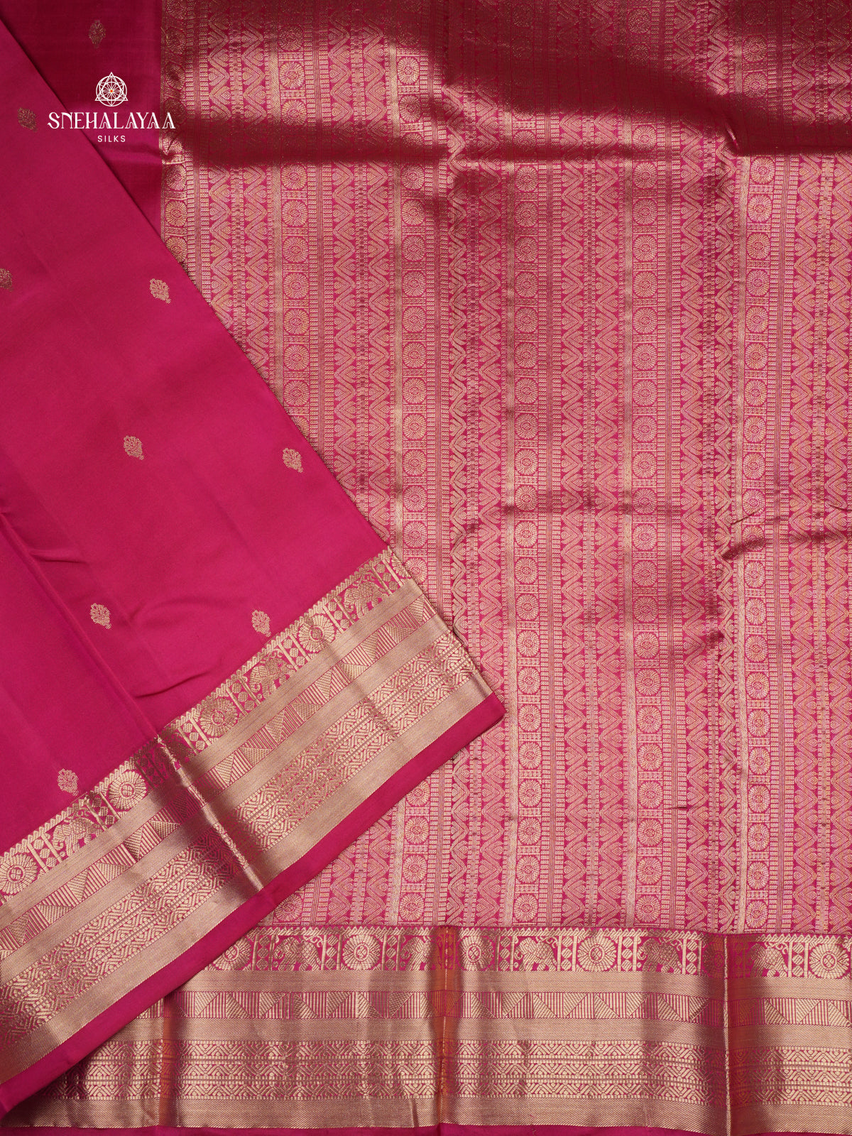 Pink Kanjivaram Silk Saree