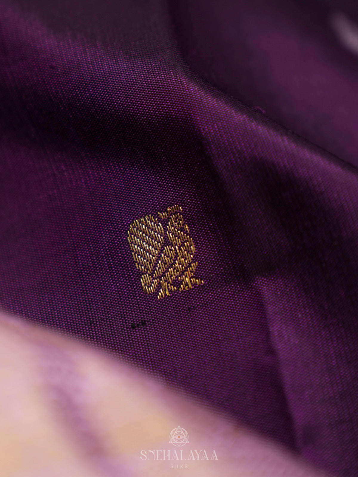 Purple Kanjivaram Silk Saree