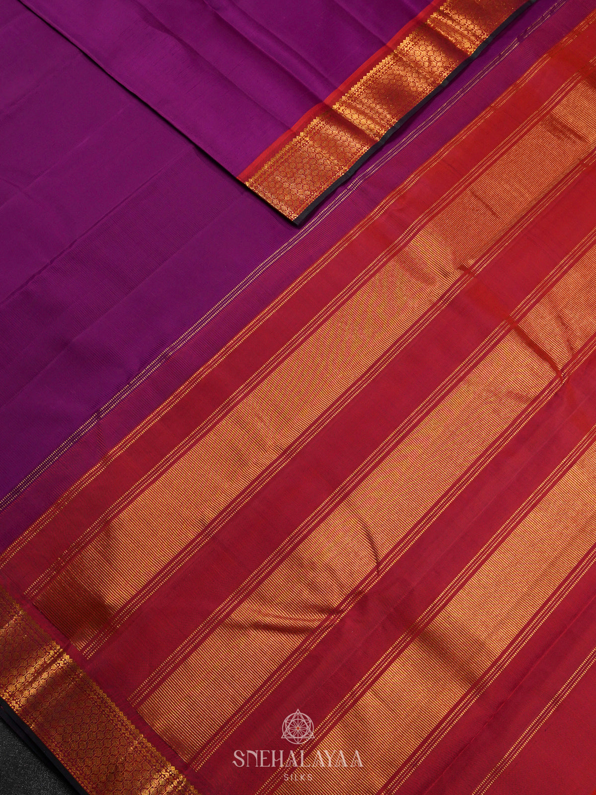 Magenta Kanjivaram Silk Saree