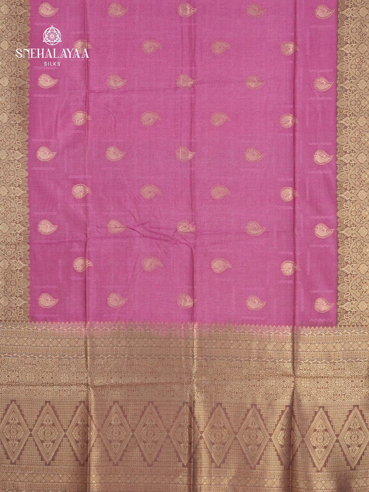 Pink Jute Saree