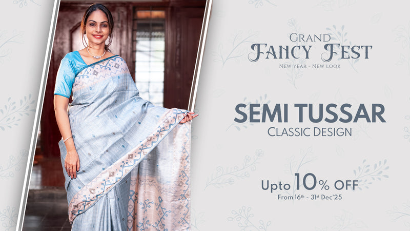 Tussar Sarees with Classic Designs