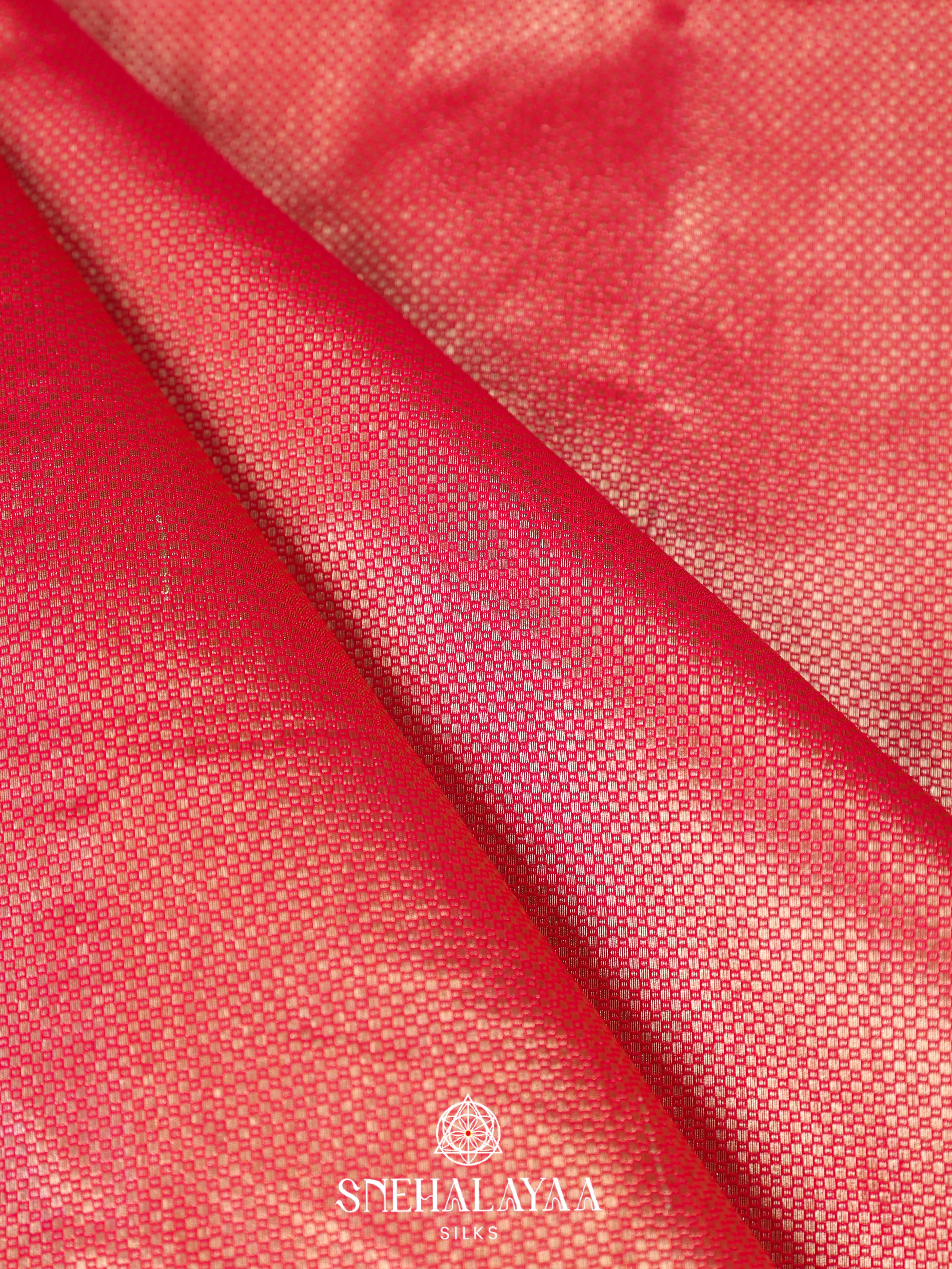 Pink Art Silk Saree