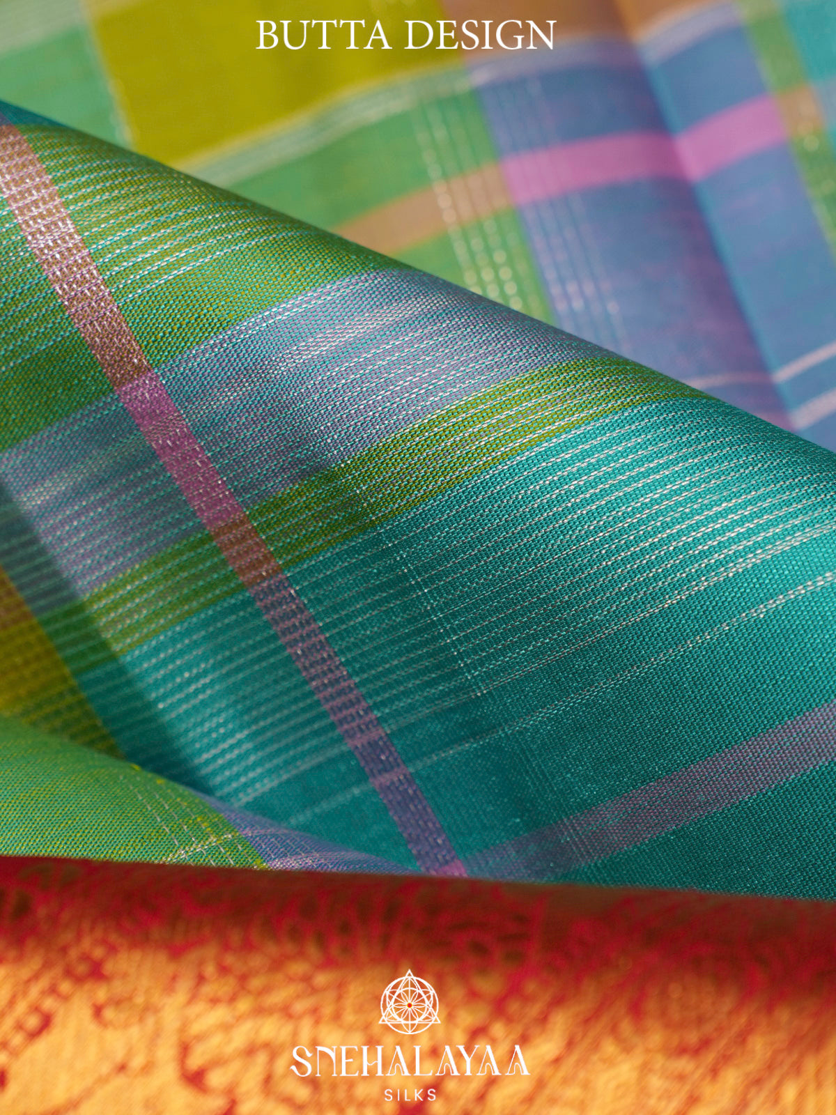 Multicolour Kanjivaram Silk Saree