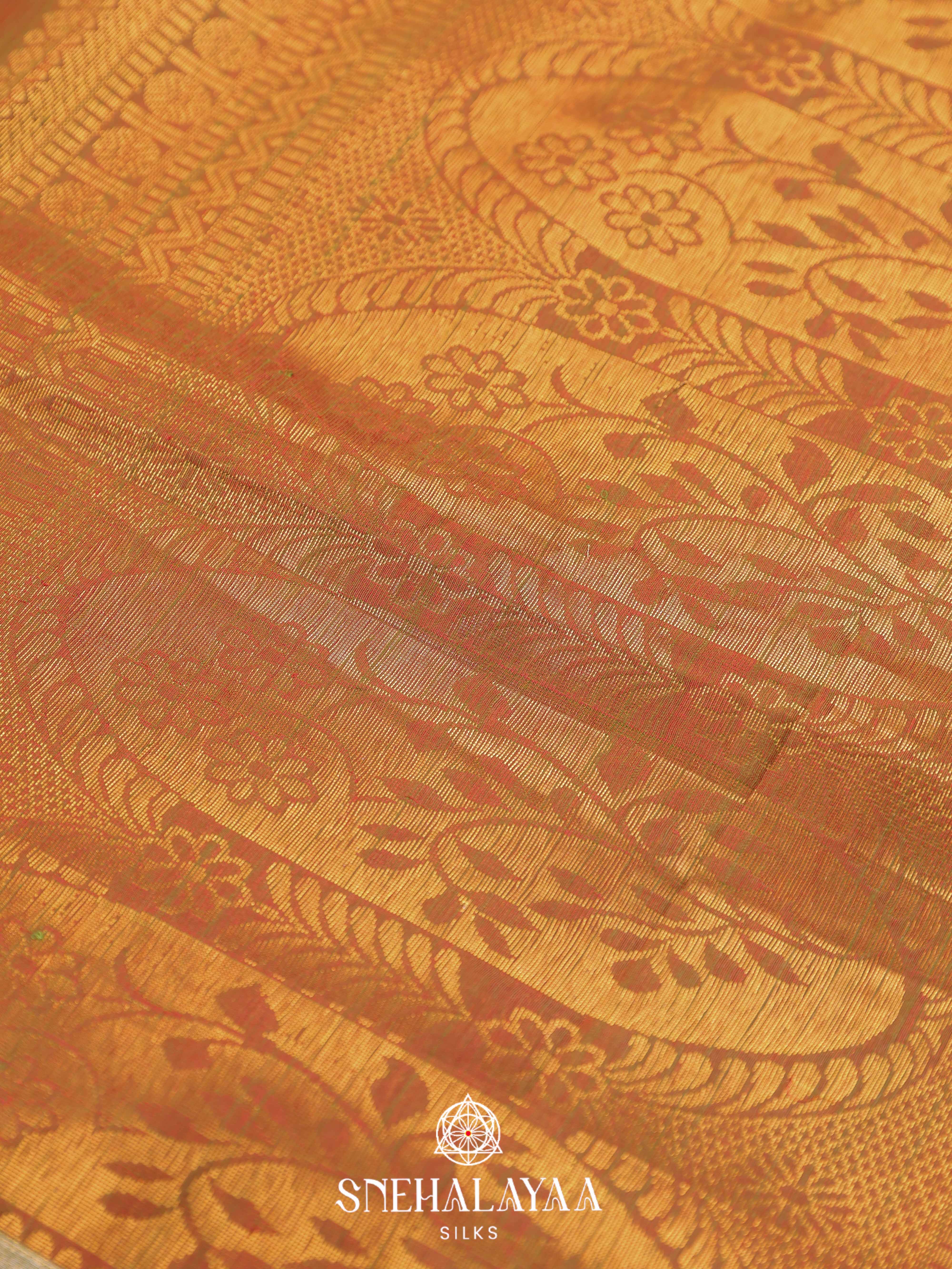 Red Silk Cotton Saree