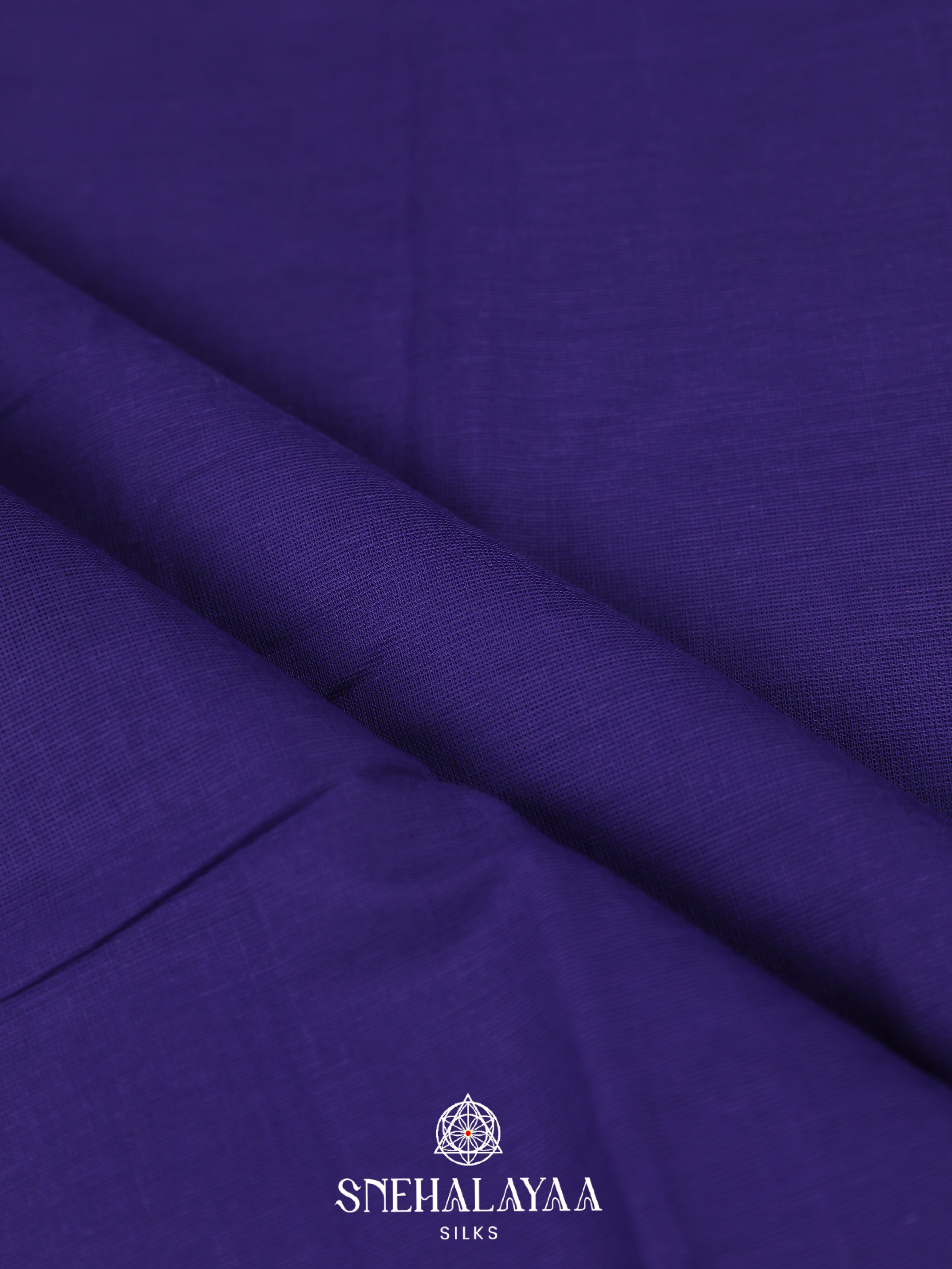 Blue Gadwal Cotton Saree