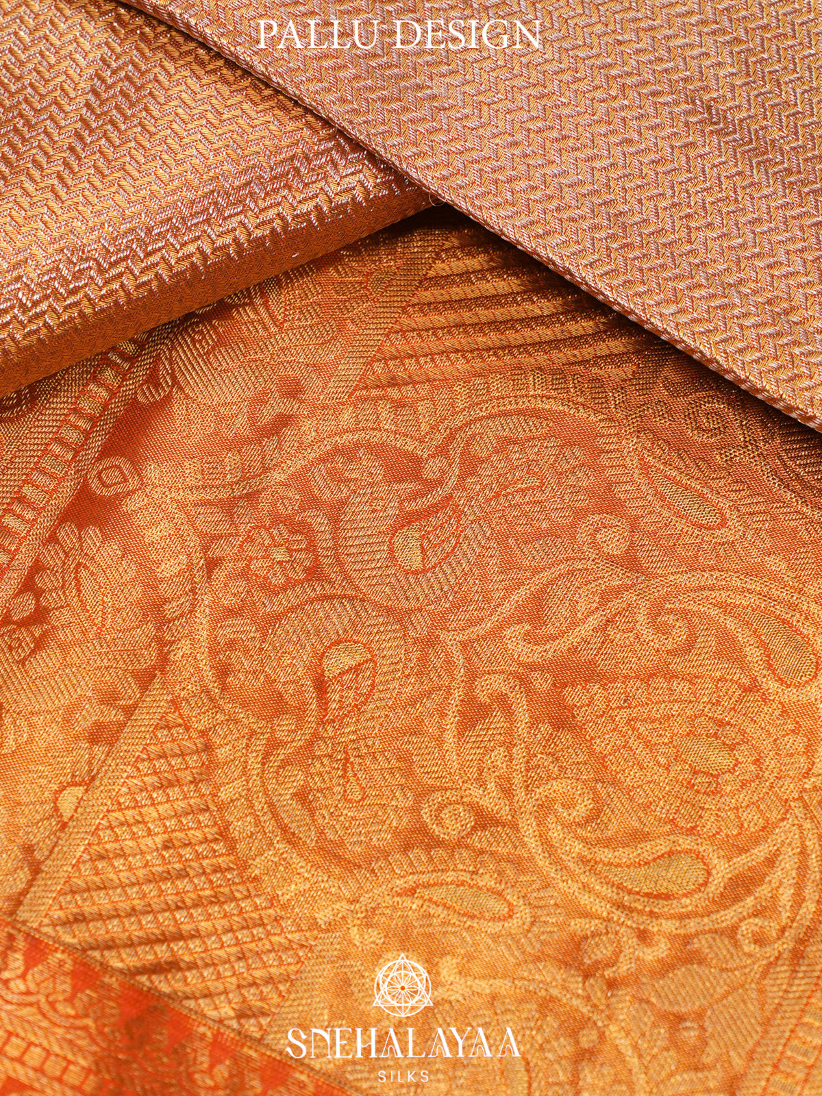 Gold Kanjivaram Silk Saree
