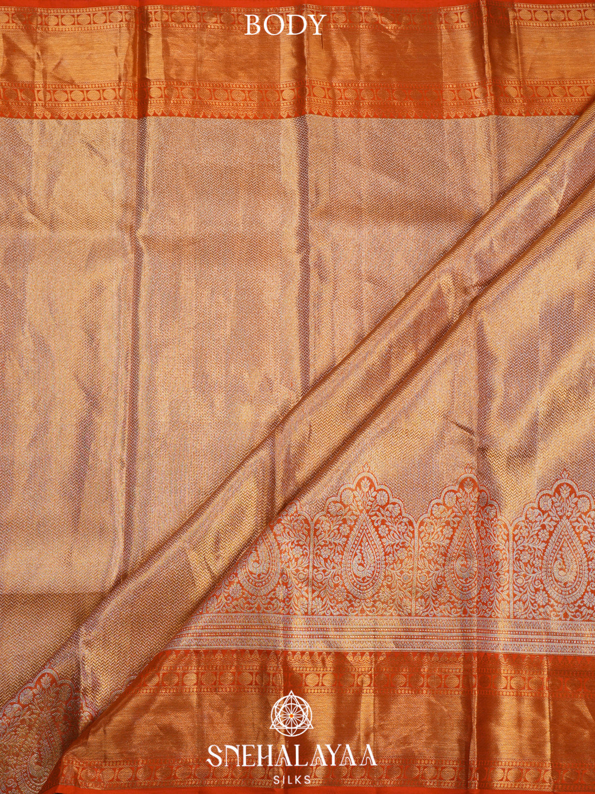Gold Kanjivaram Silk Saree