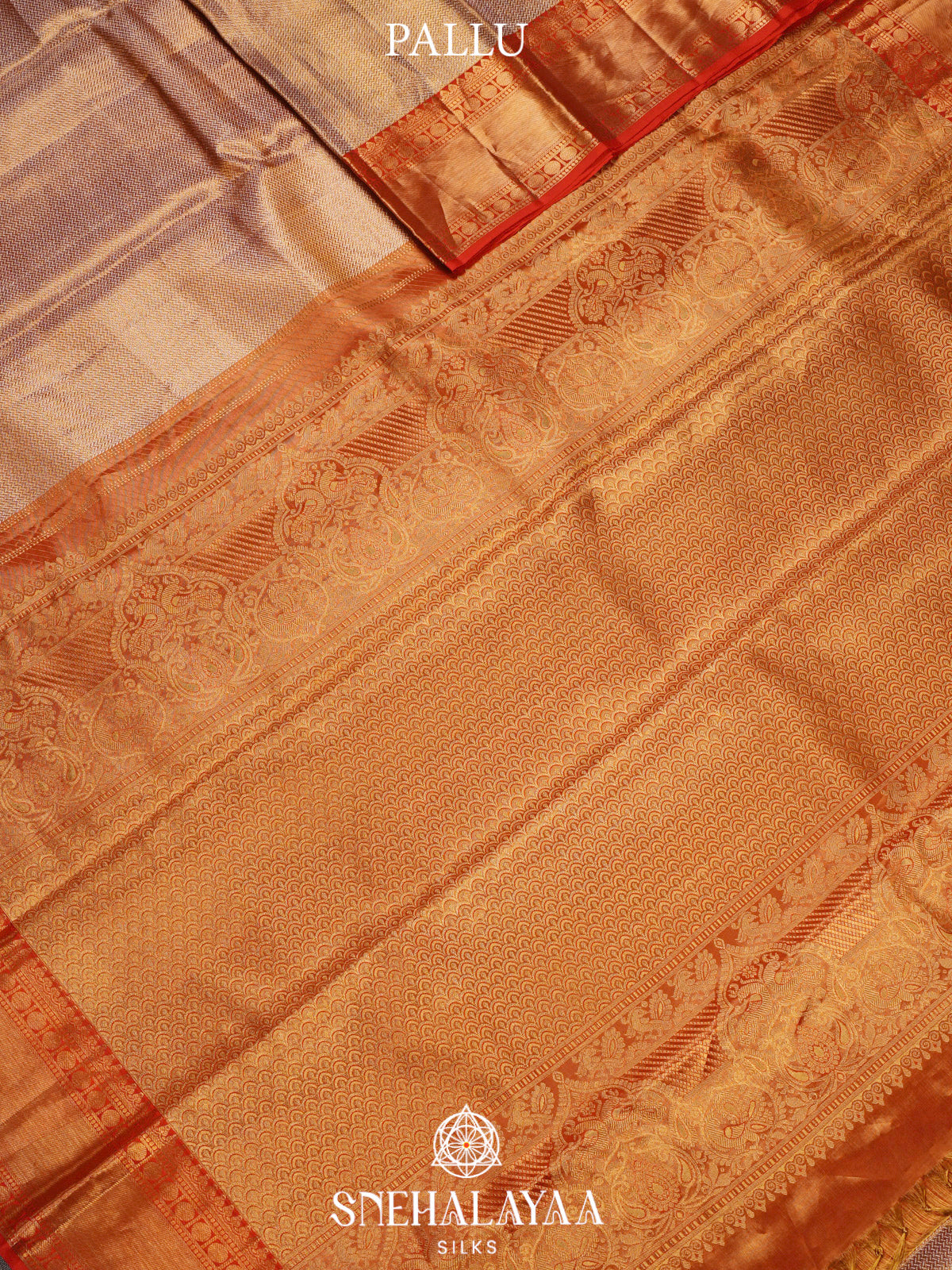 Gold Kanjivaram Silk Saree