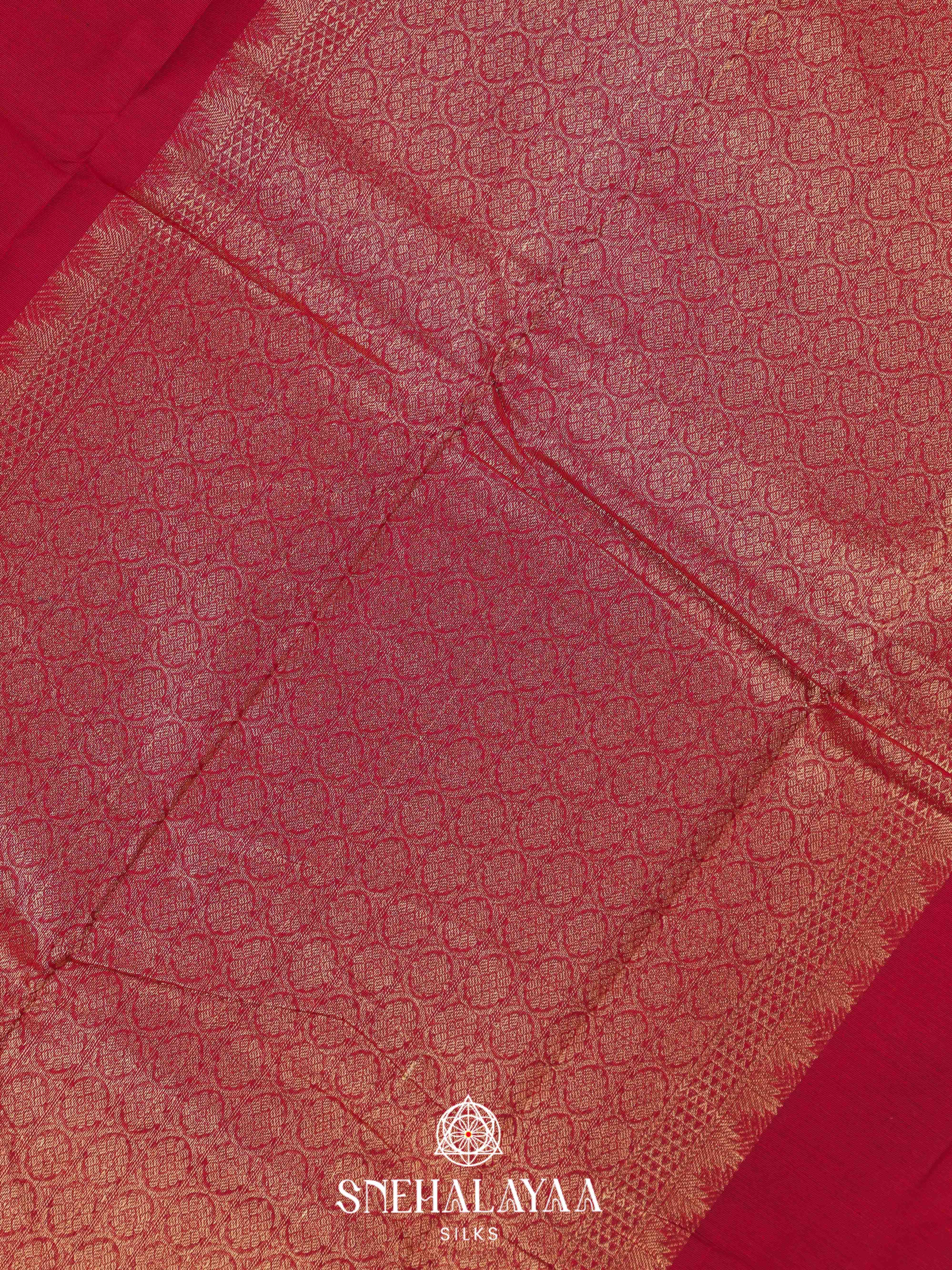 Maroon Kanchi Cotton Saree
