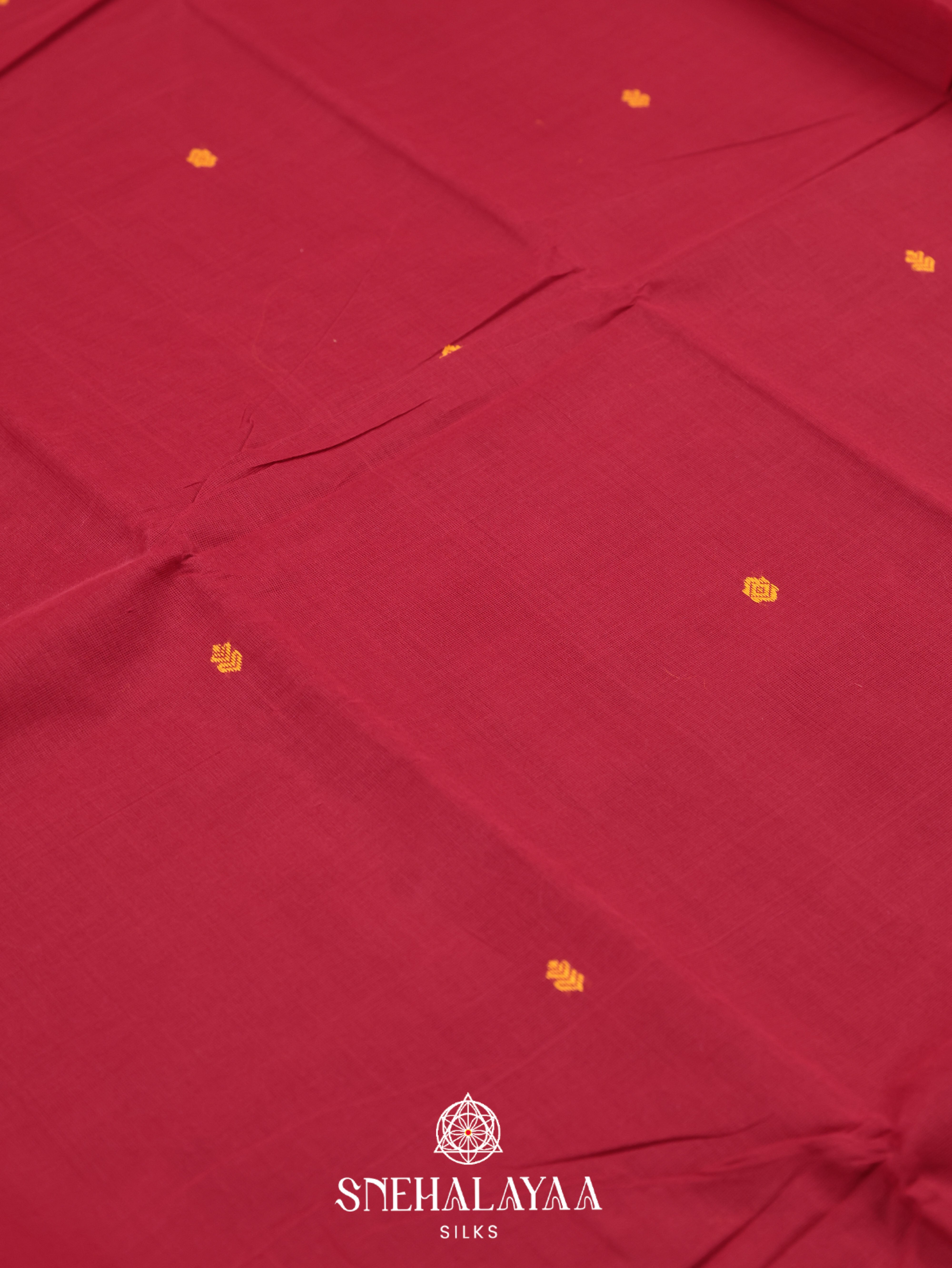 Maroon Chettinad Cotton Saree
