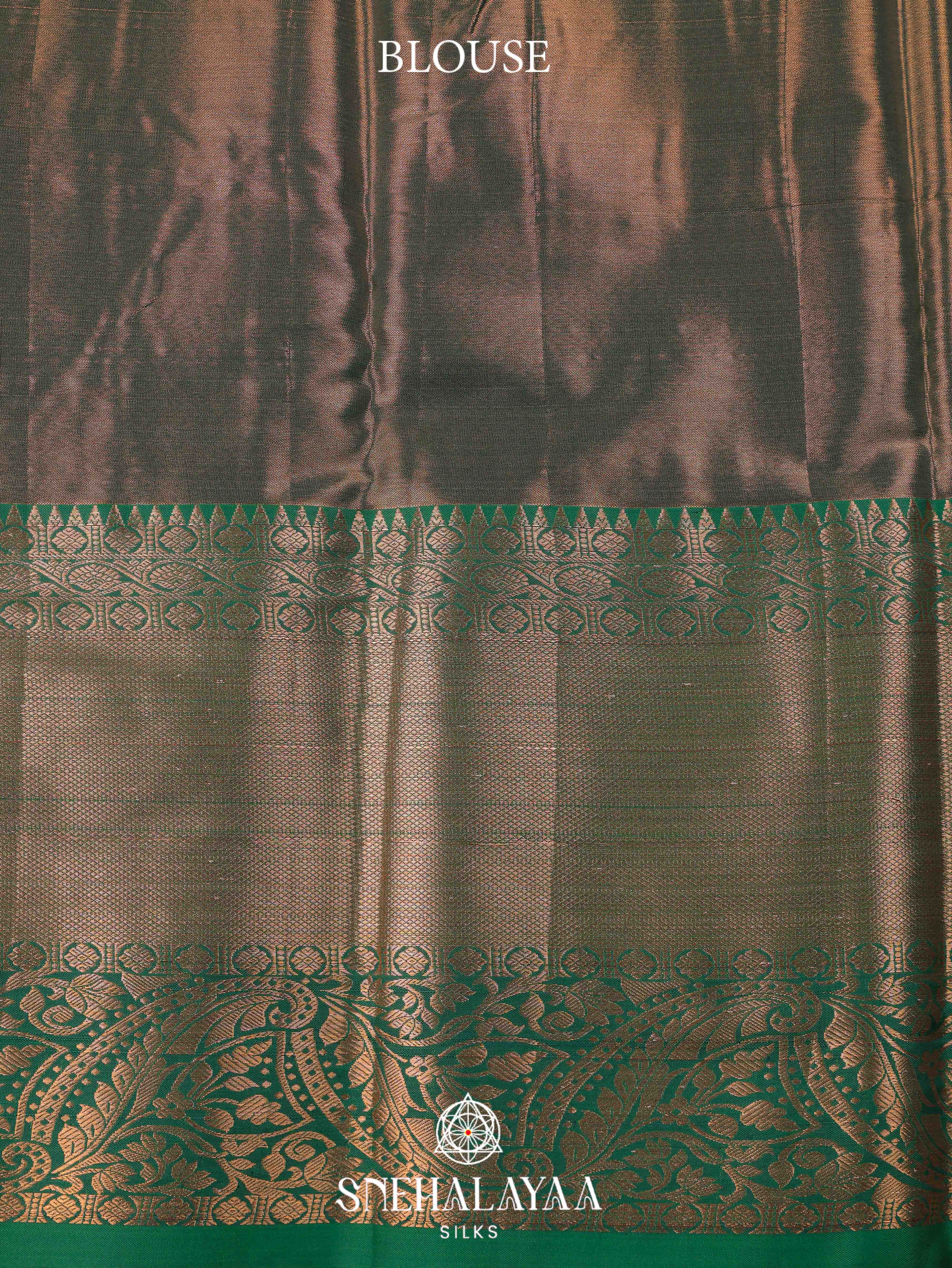 Peach Art Silk Saree