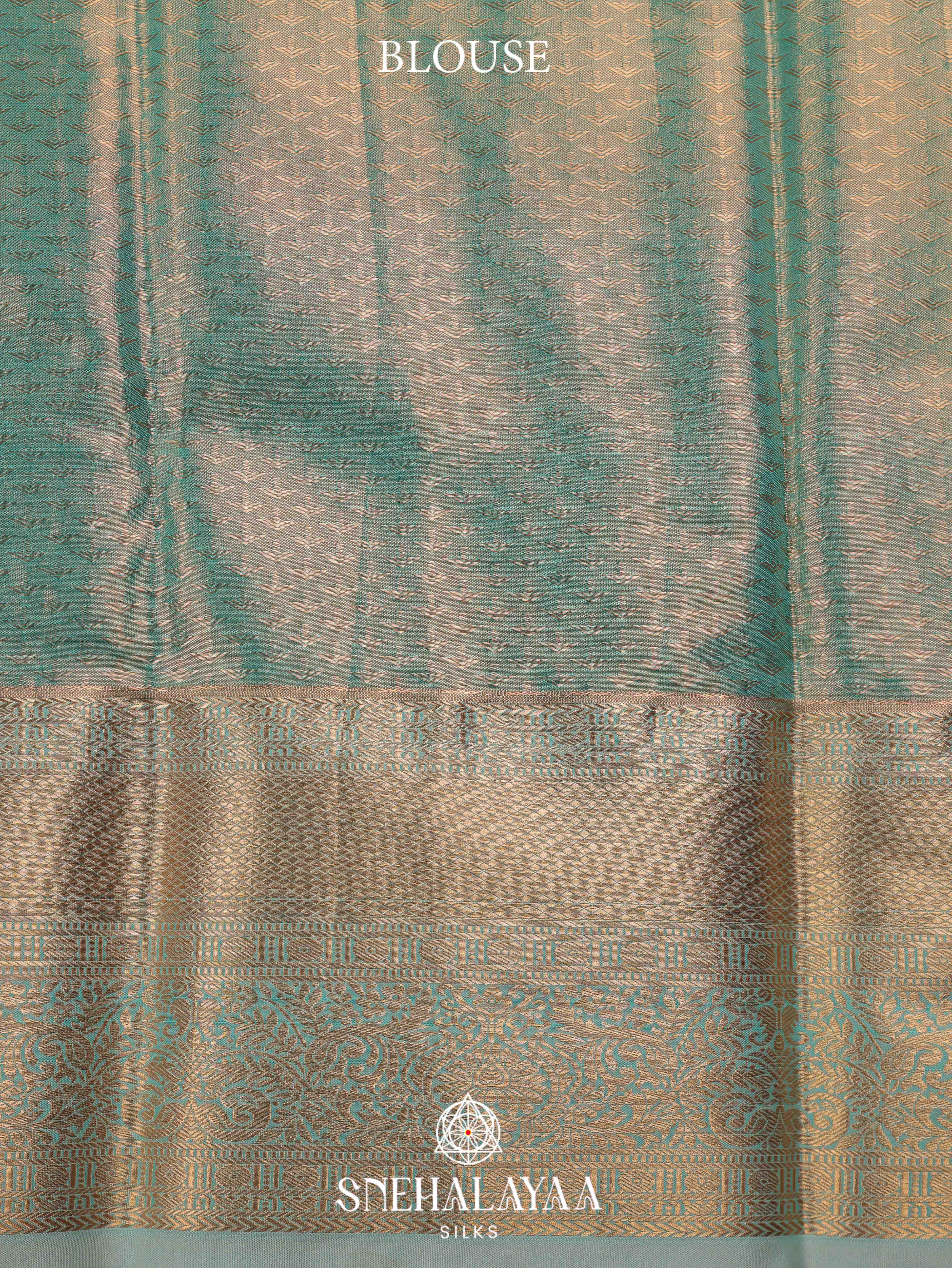 Pale Peach Art Silk Saree