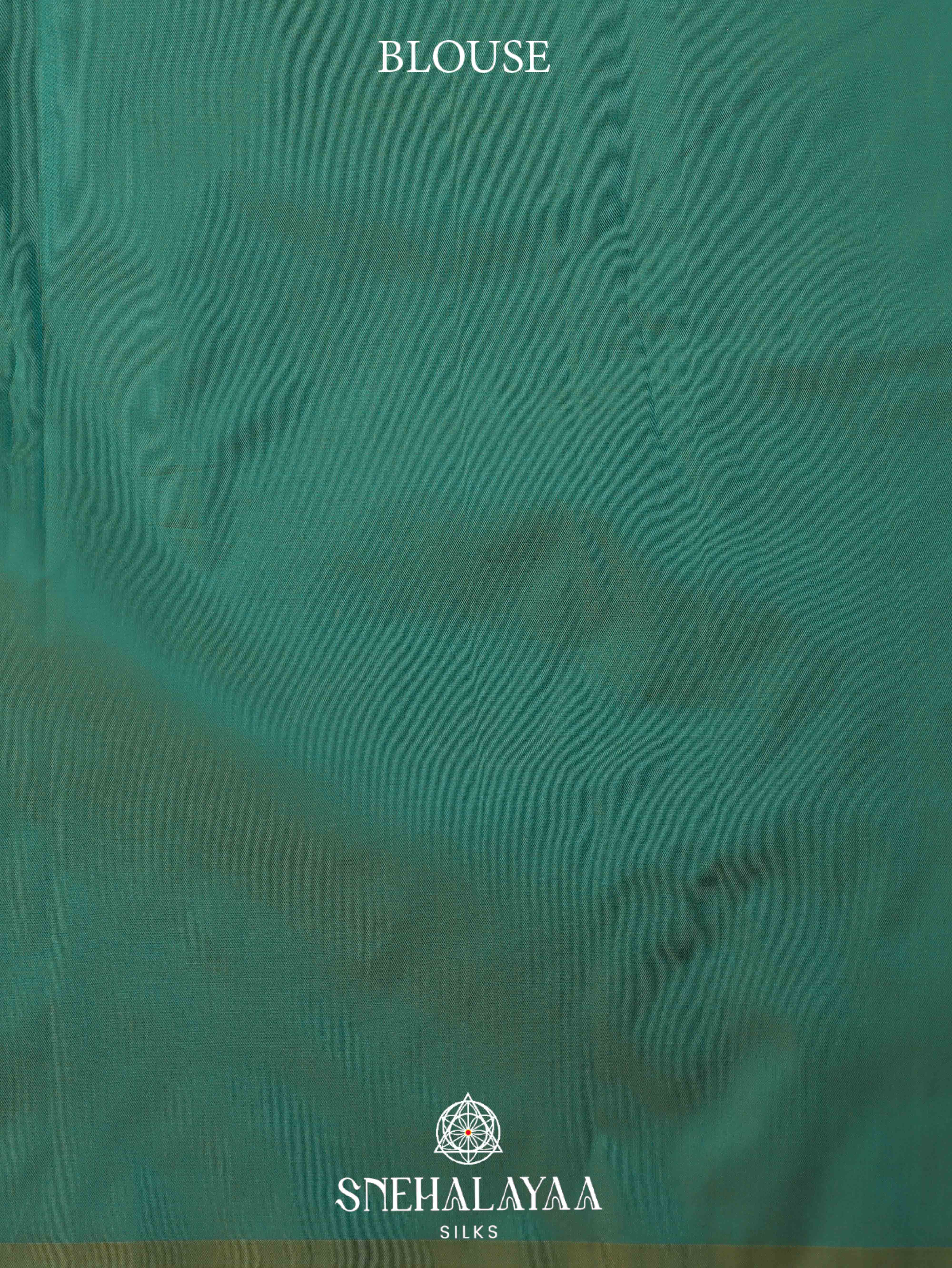 Emerald Green Art Silk Saree