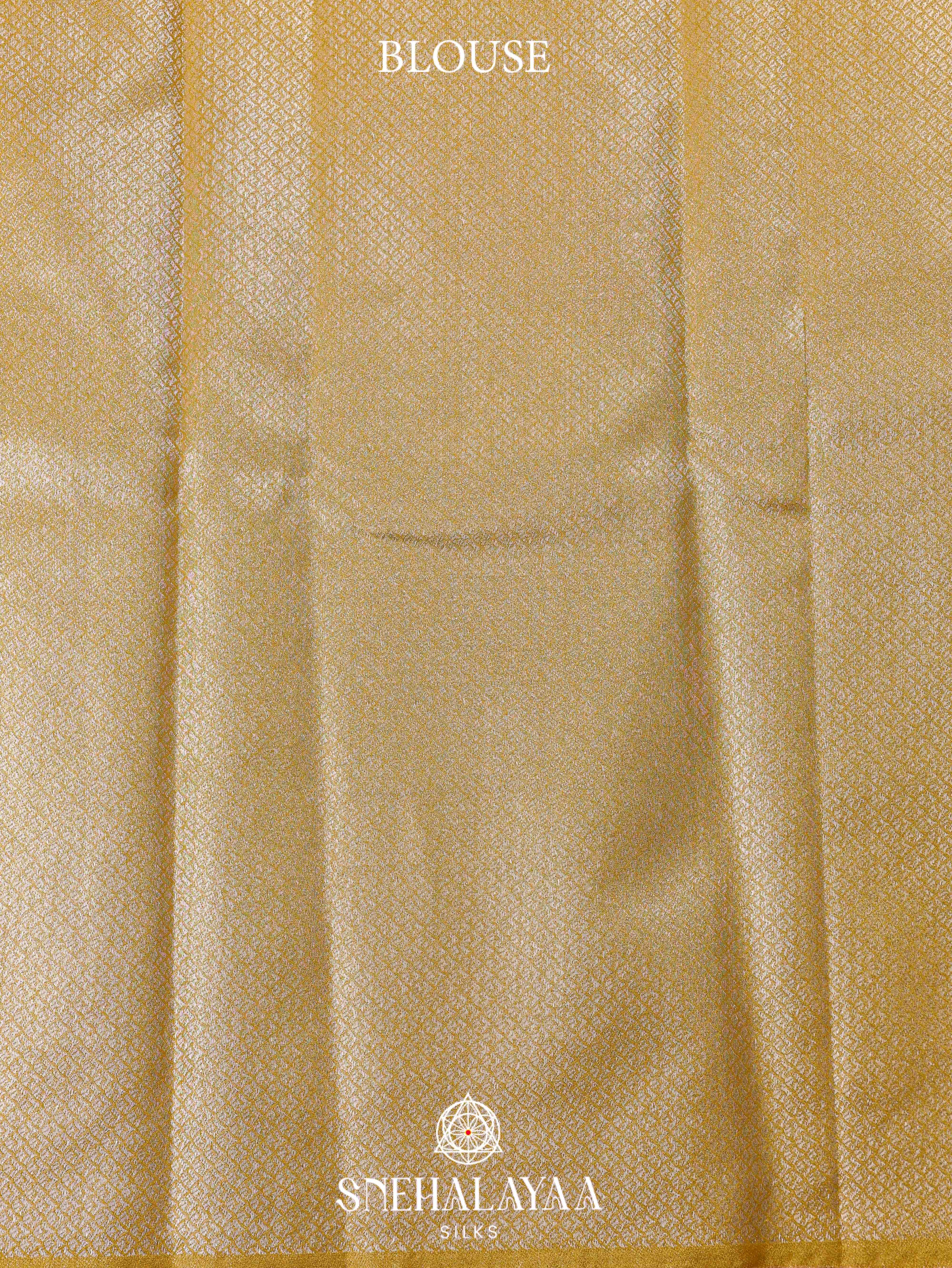 Yellow Art Silk Saree
