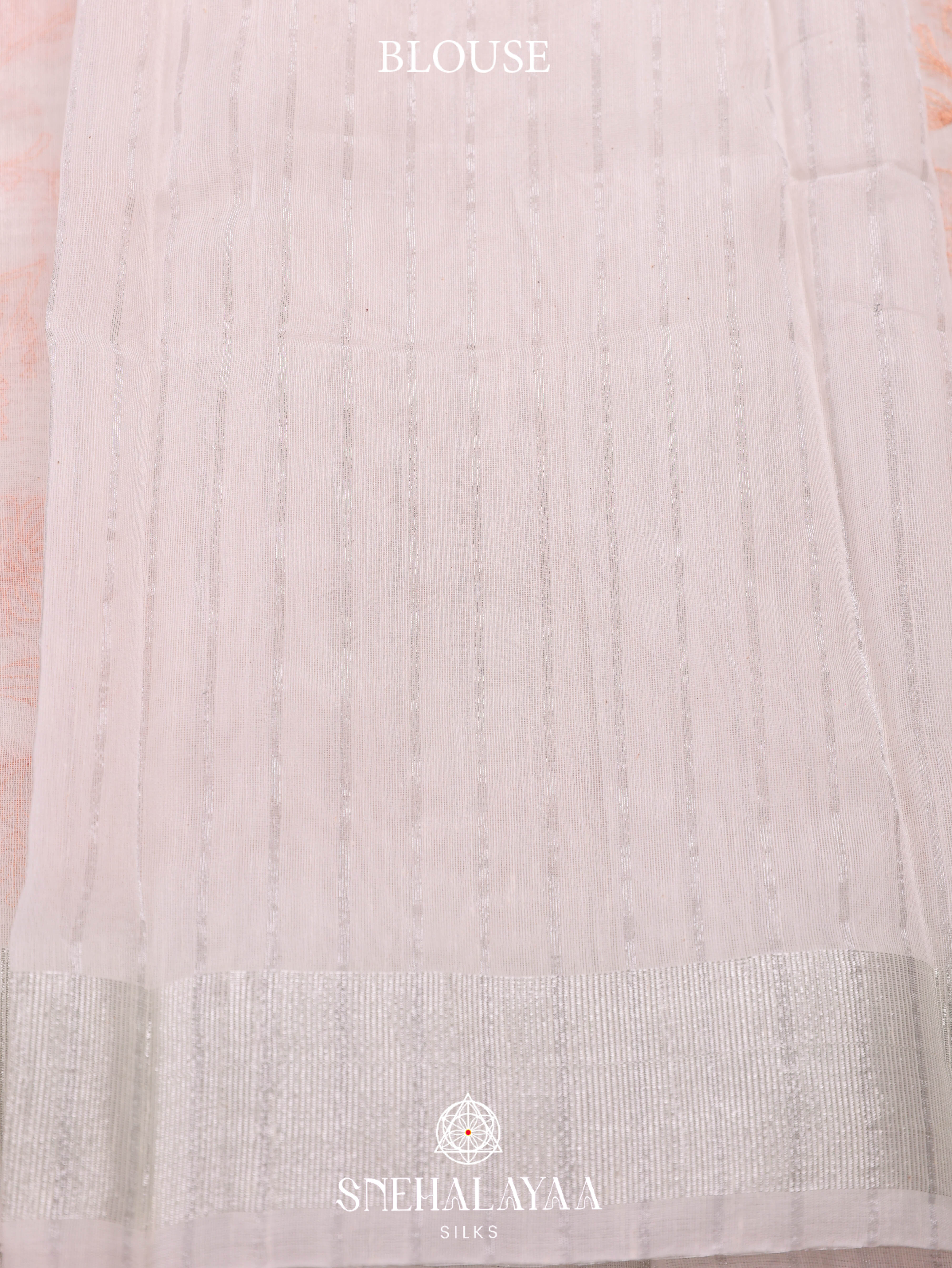 White Linen Cotton Saree