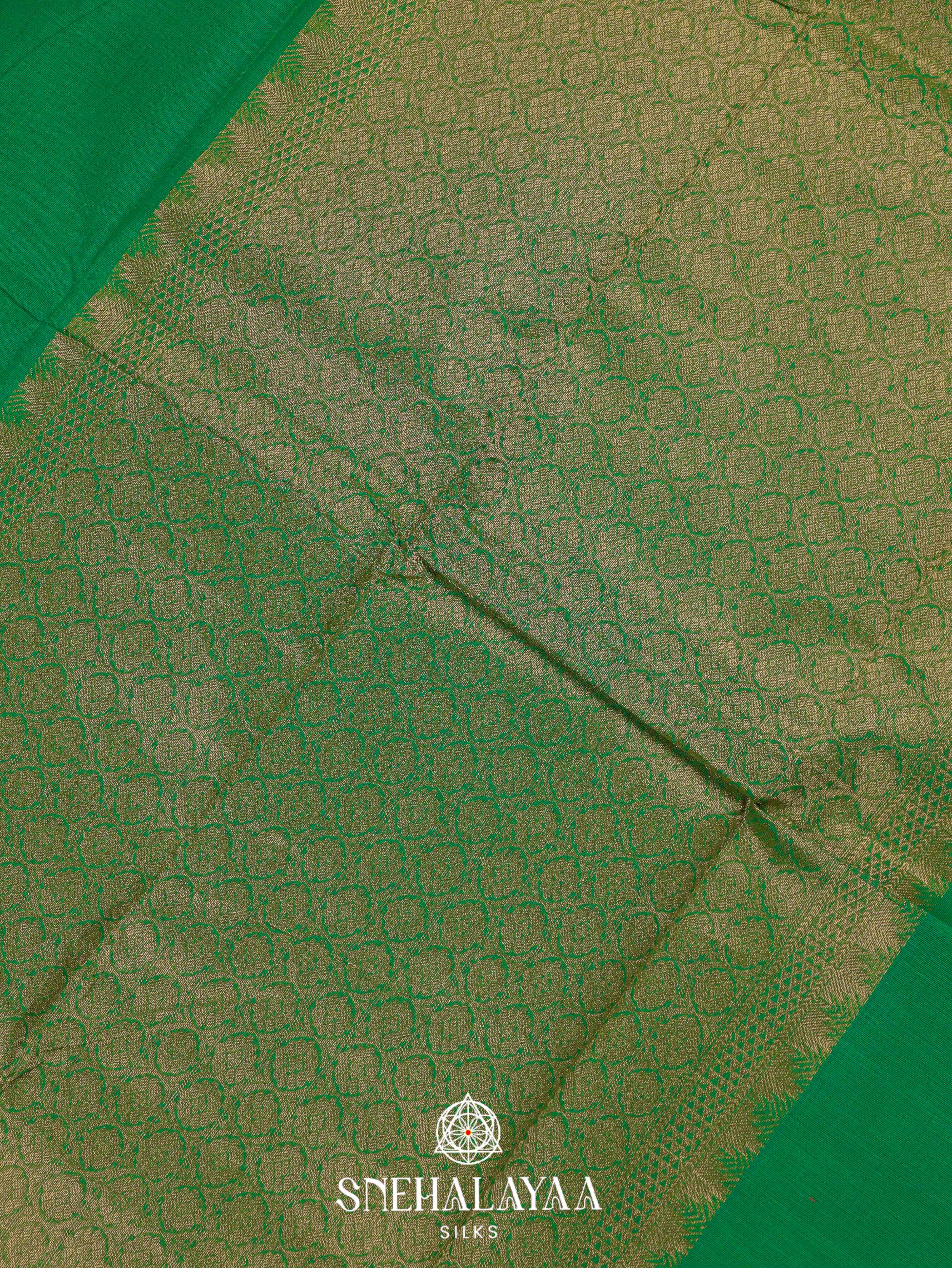 Green Kanchi Cotton Saree
