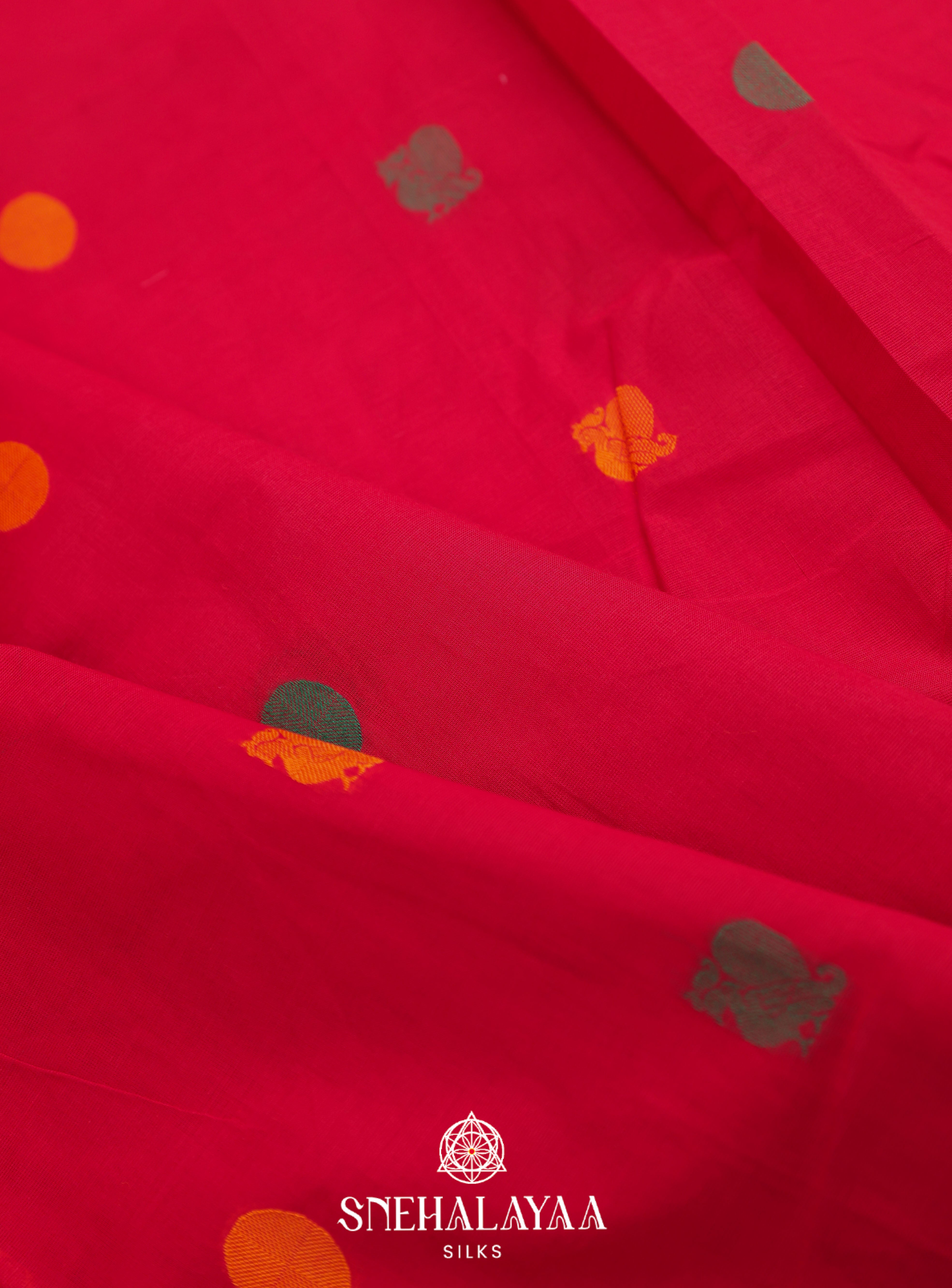 Rani Pink Kanchi Cotton Saree
