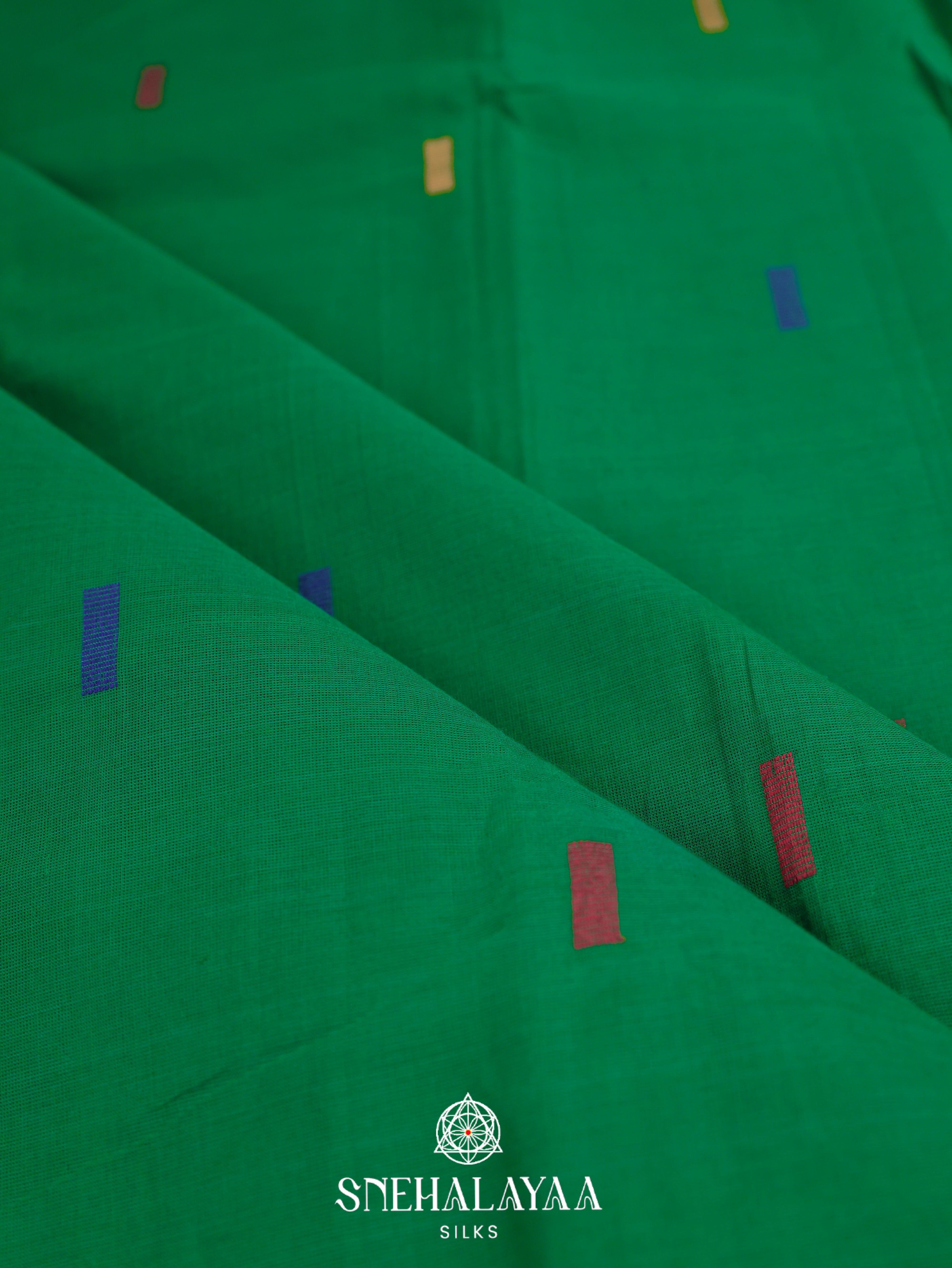 Green Kanchi Cotton Saree