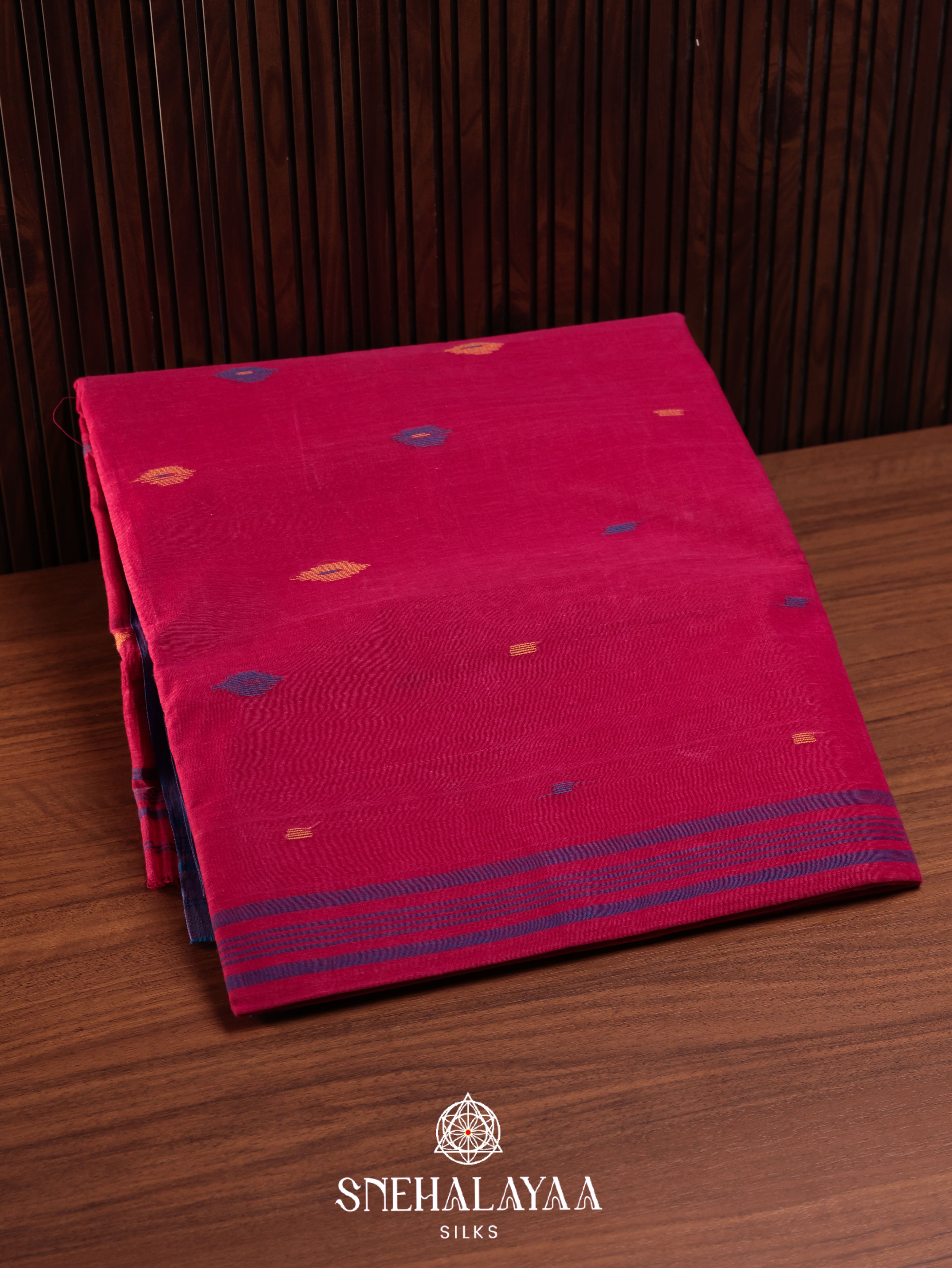 Meganta Bengal Cotton Saree