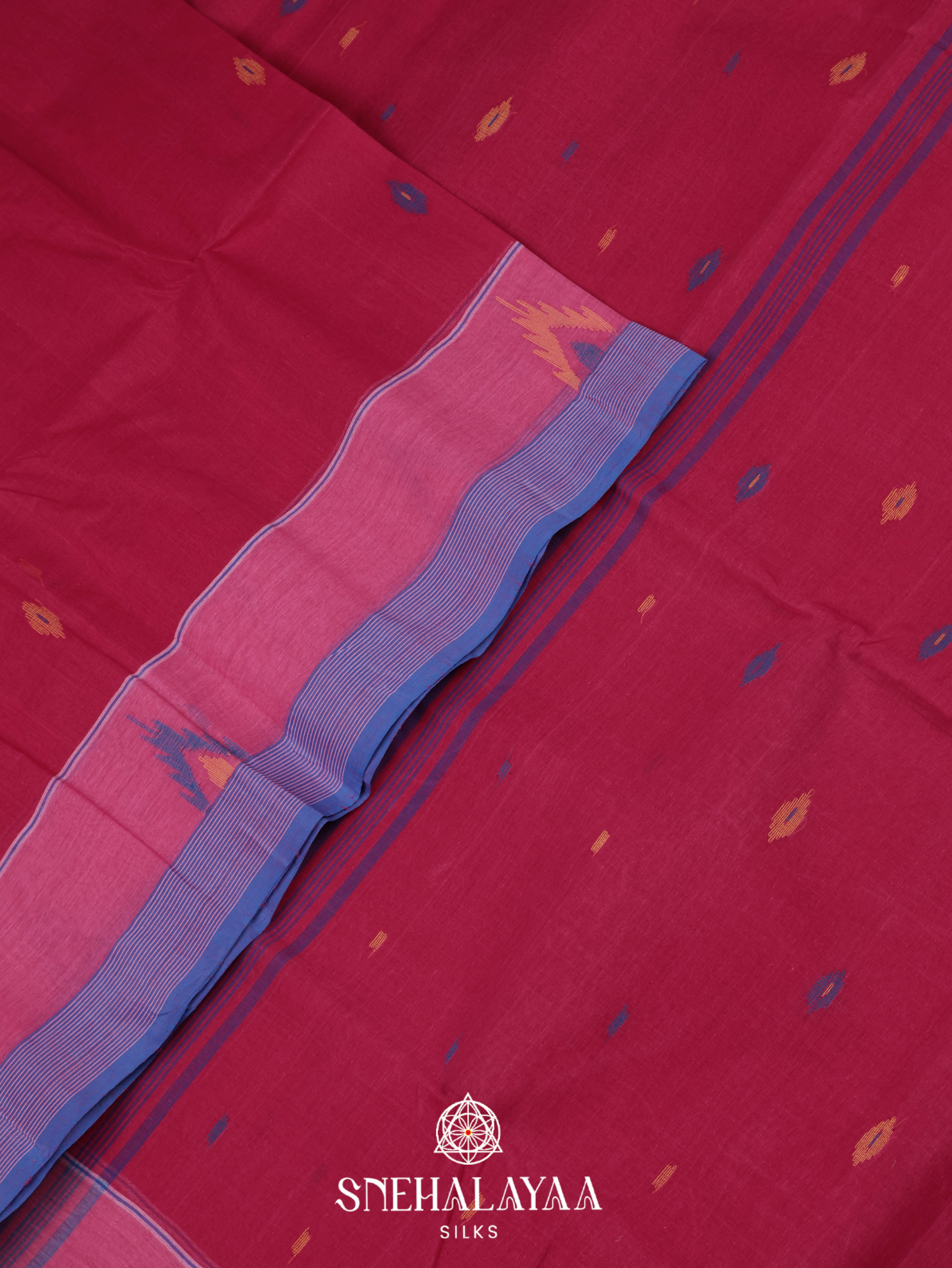Meganta Bengal Cotton Saree