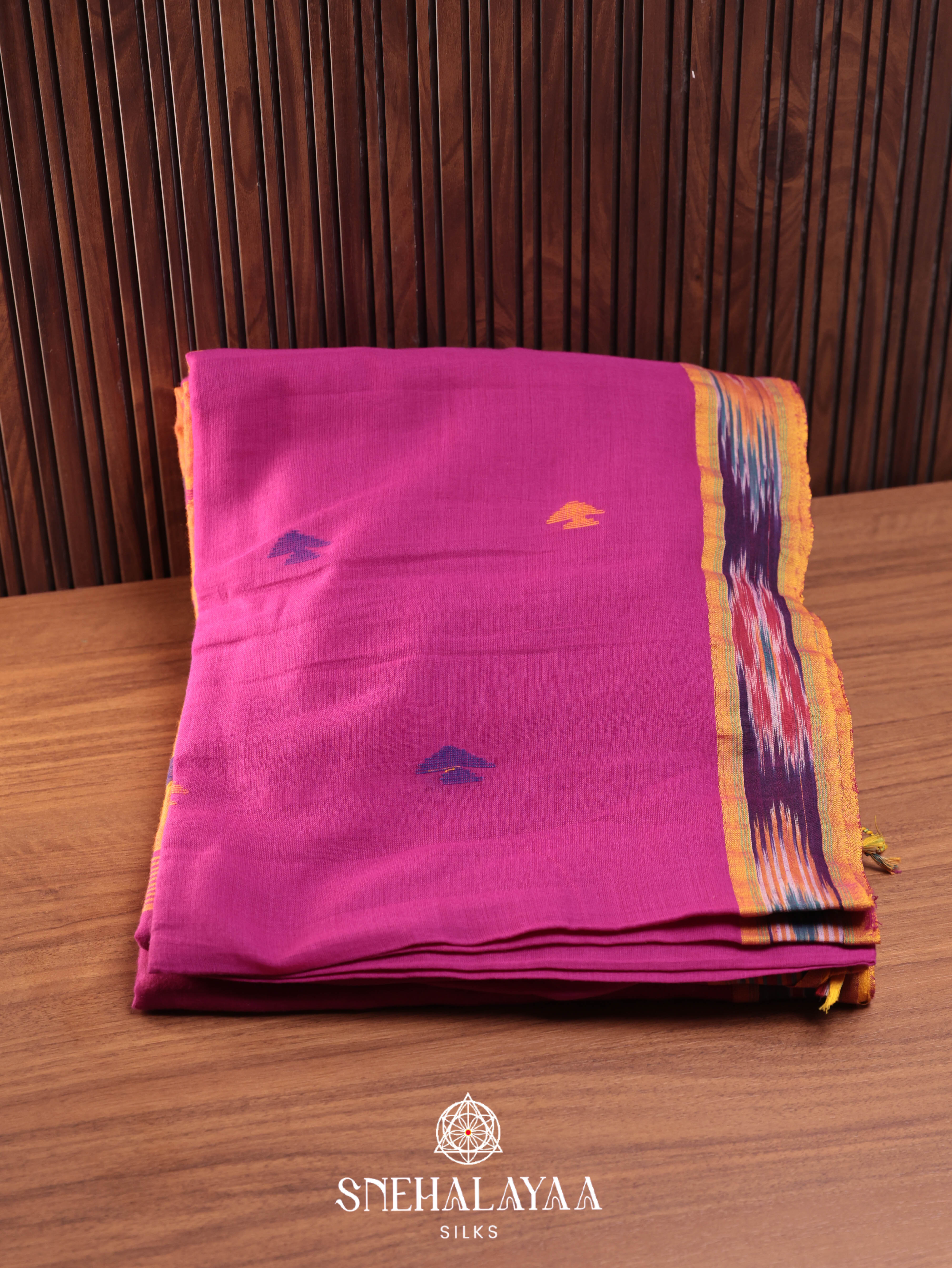 Meganta Bengal Cotton Saree