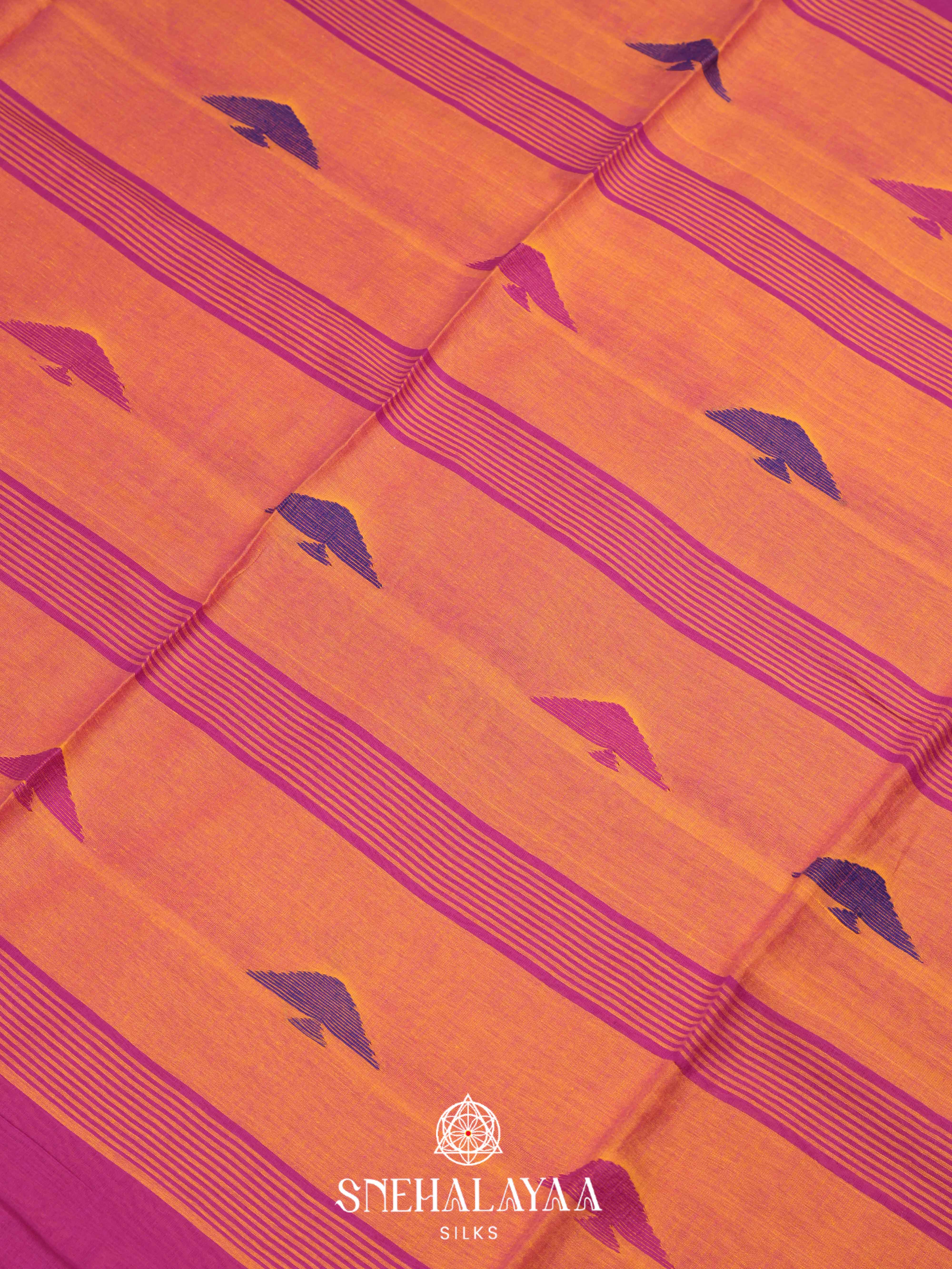 Meganta Bengal Cotton Saree