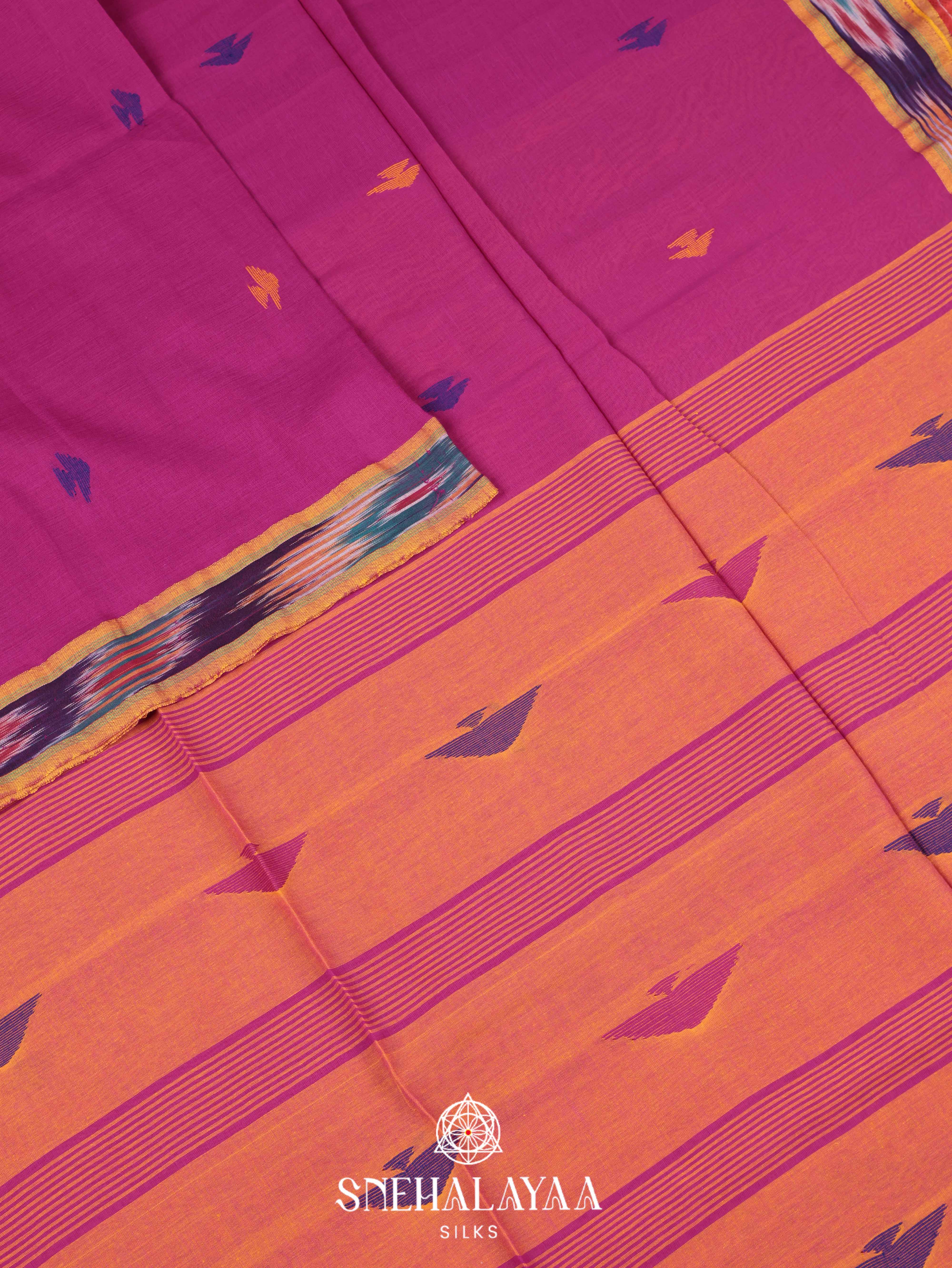 Meganta Bengal Cotton Saree