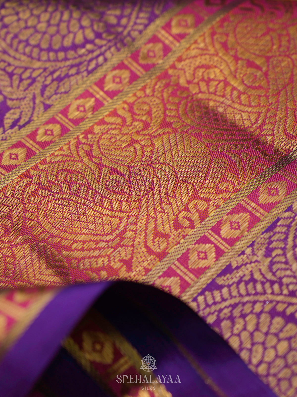 Mustard Yellow Kanjivaram Silk Saree