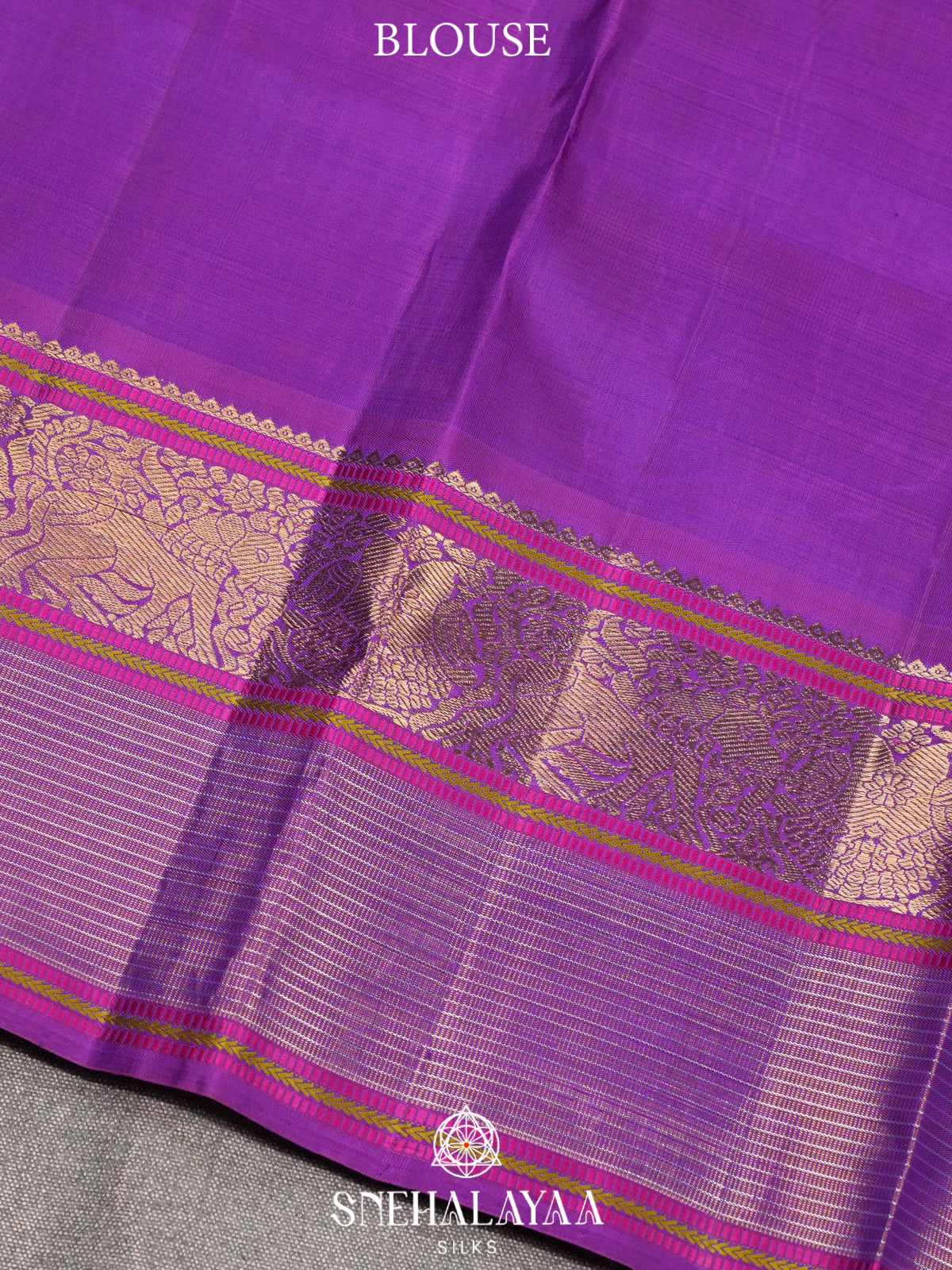 Lime Green Kanjivaram Silk Saree