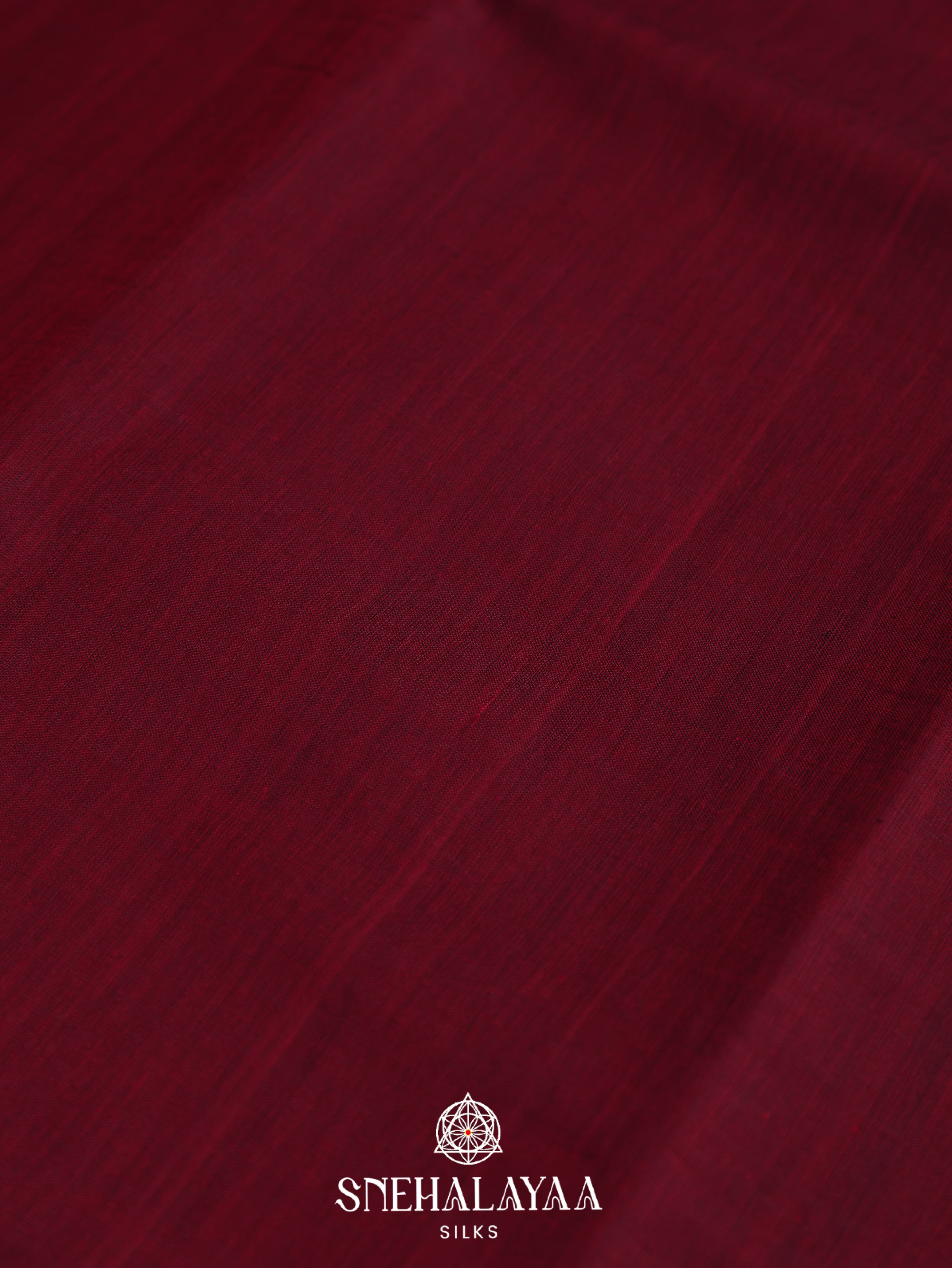 Maroon Kanchi Cotton Saree