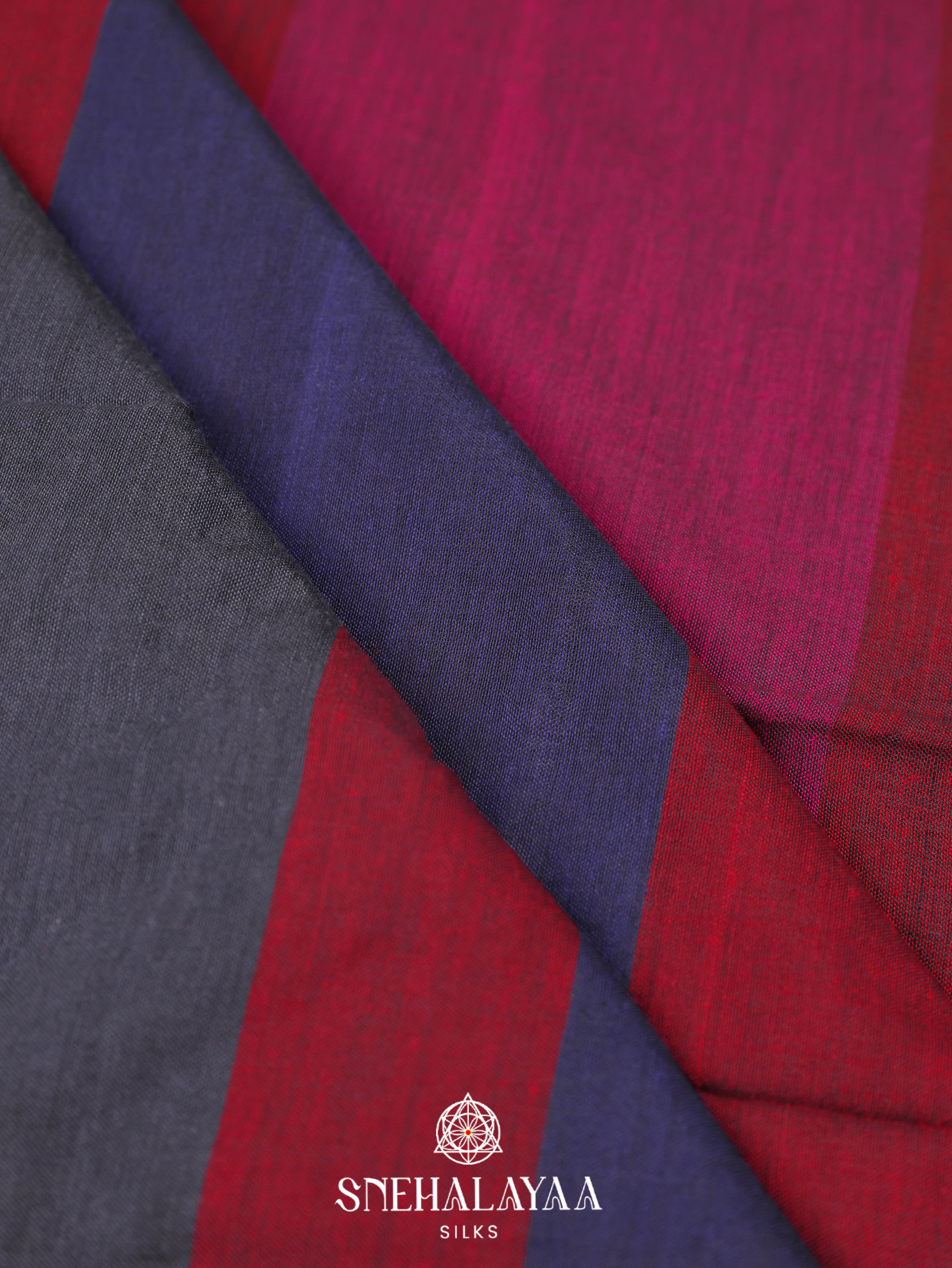 Multicolour Khadi Cotton Saree