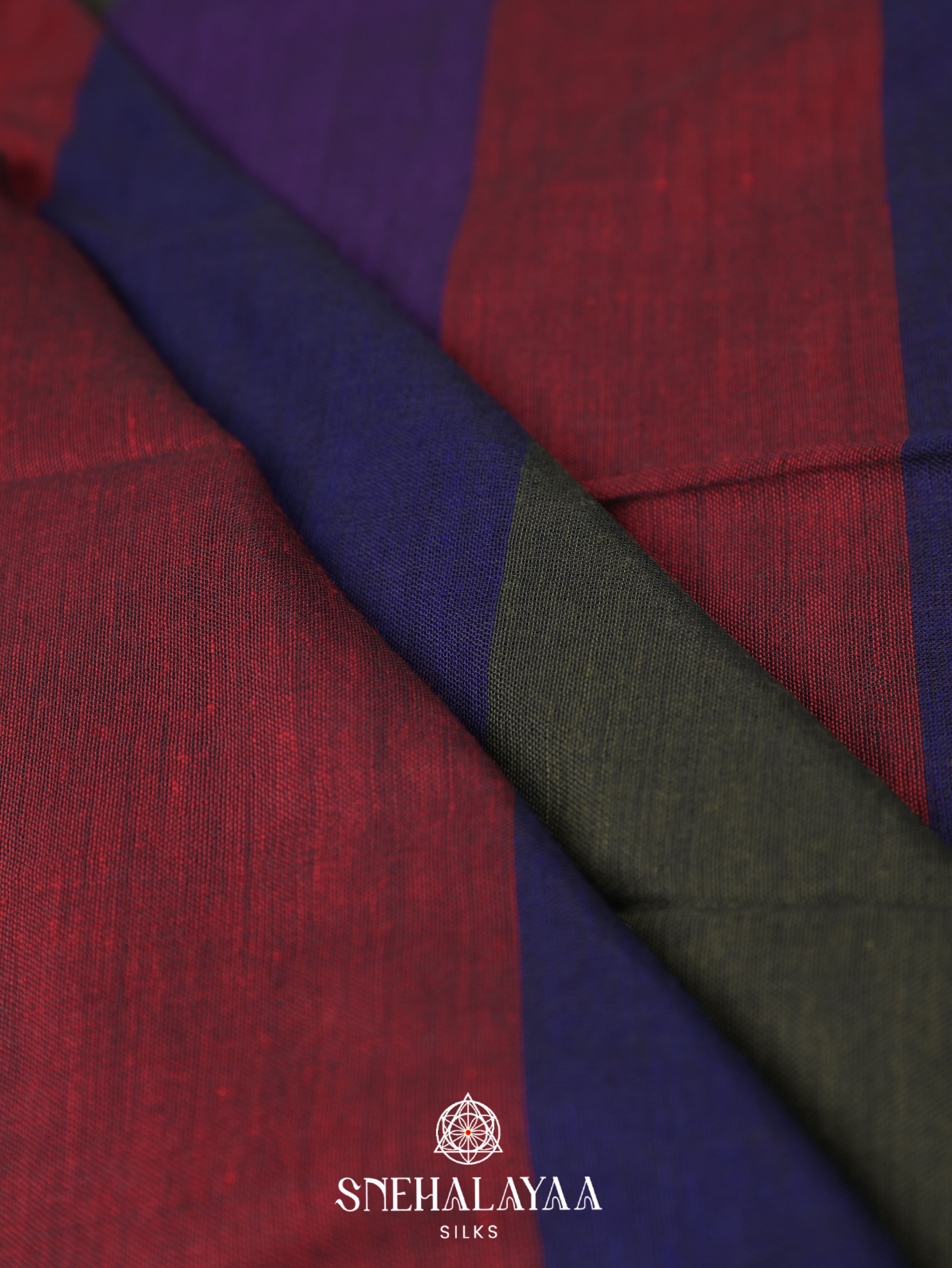 Multicolour Khadi Cotton Saree