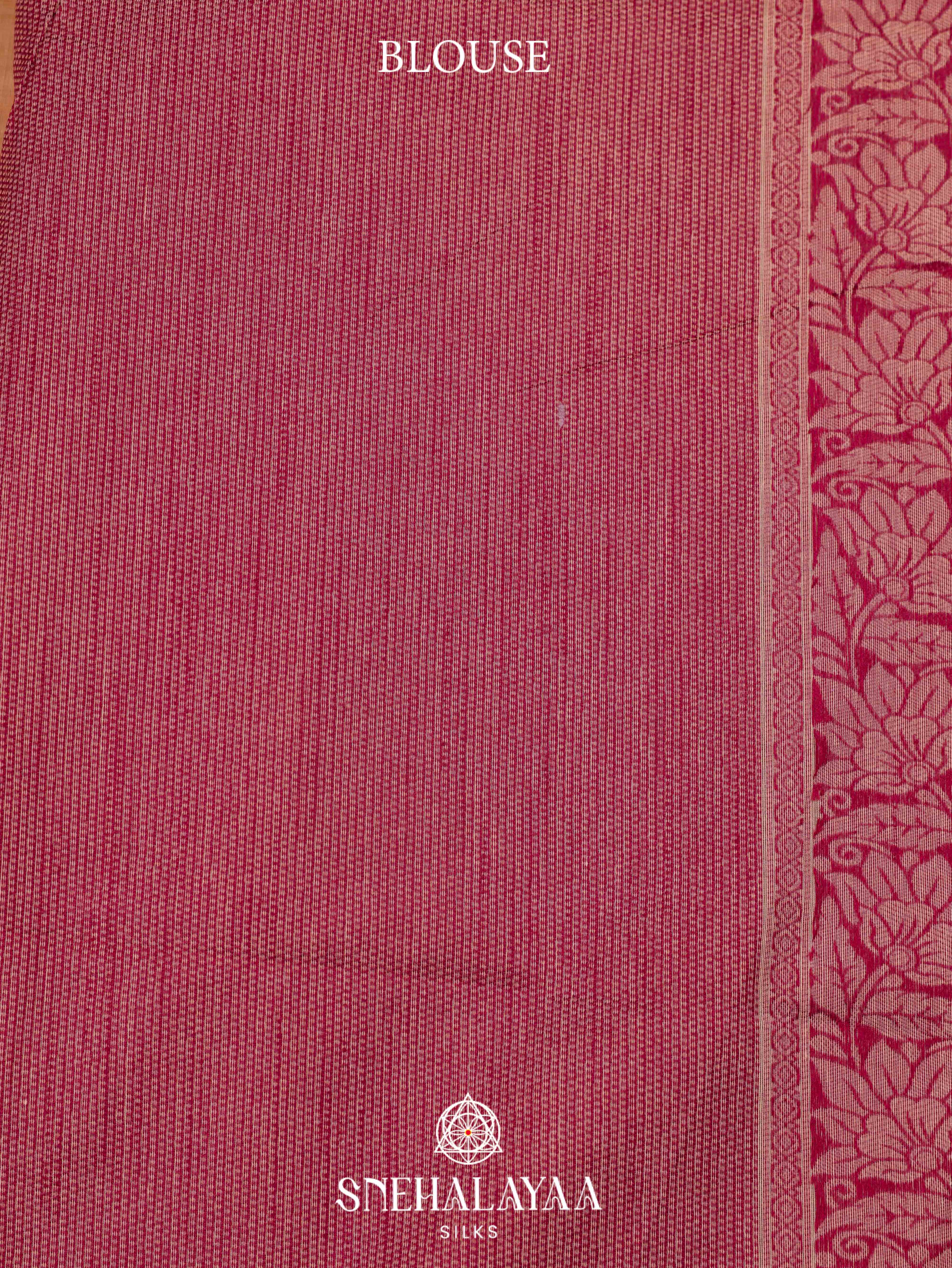 Peach Munga Cotton Saree