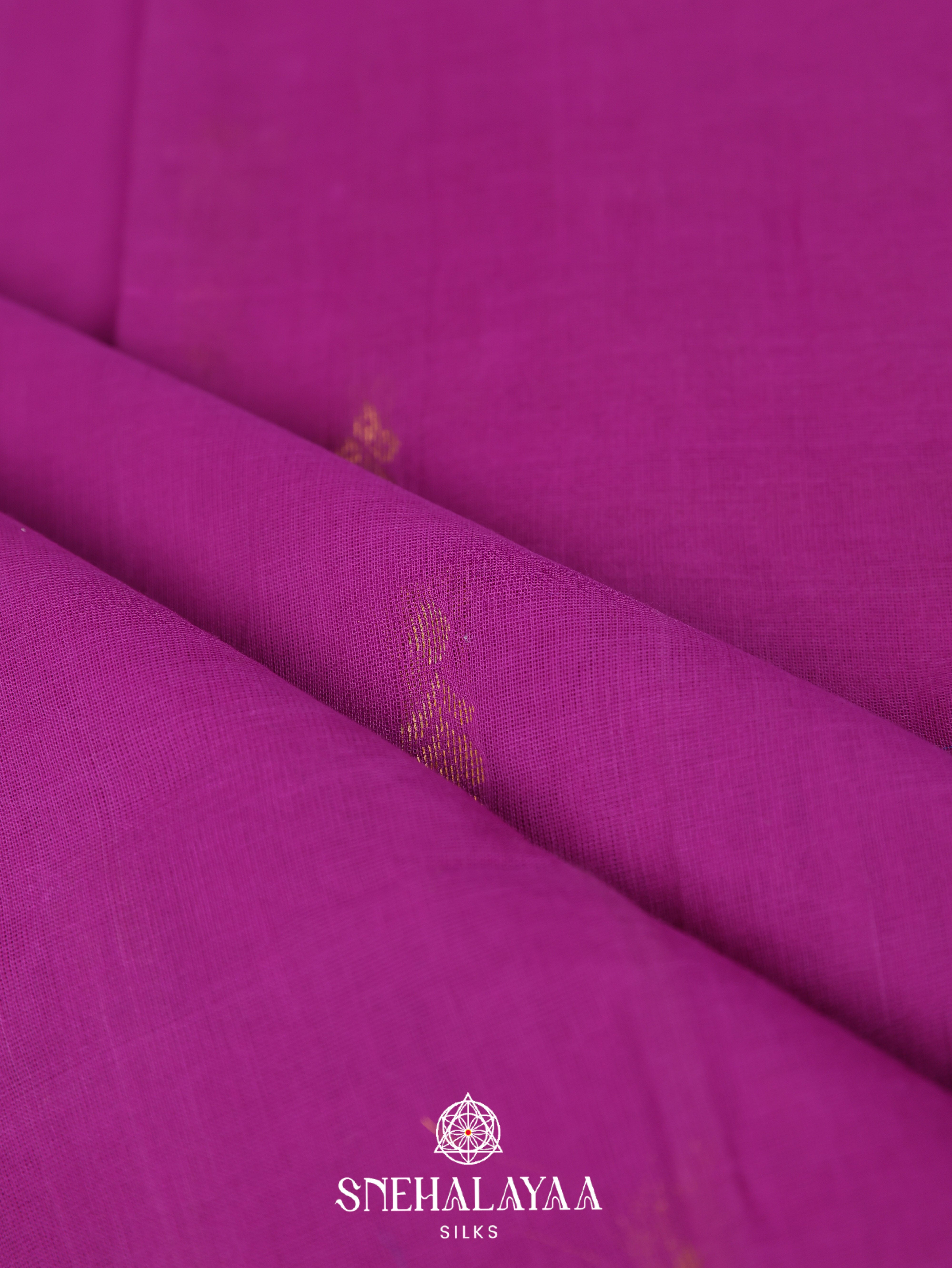 Purple Gadwal Cotton Saree