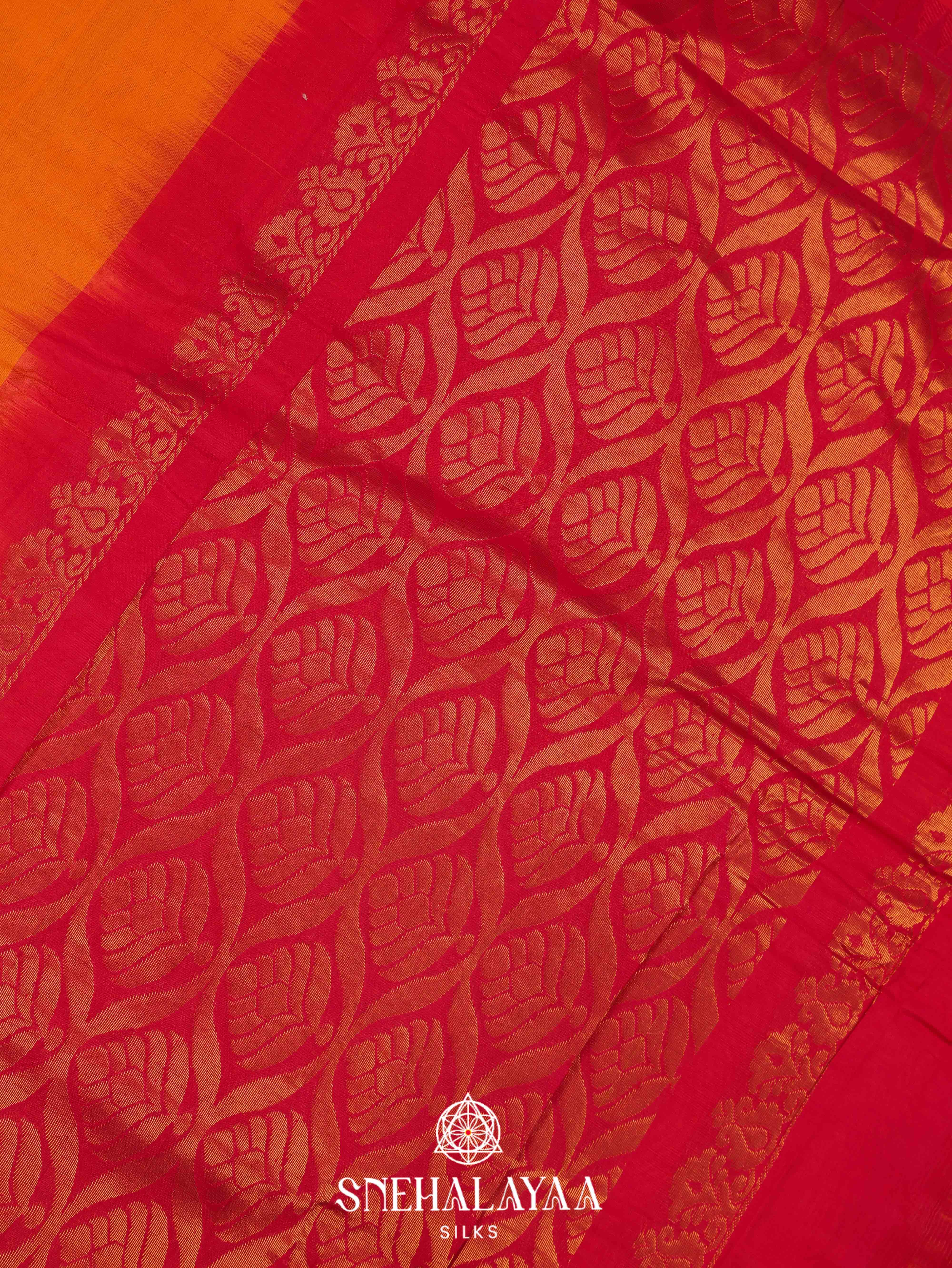 Yellow Gadwal Cotton Saree