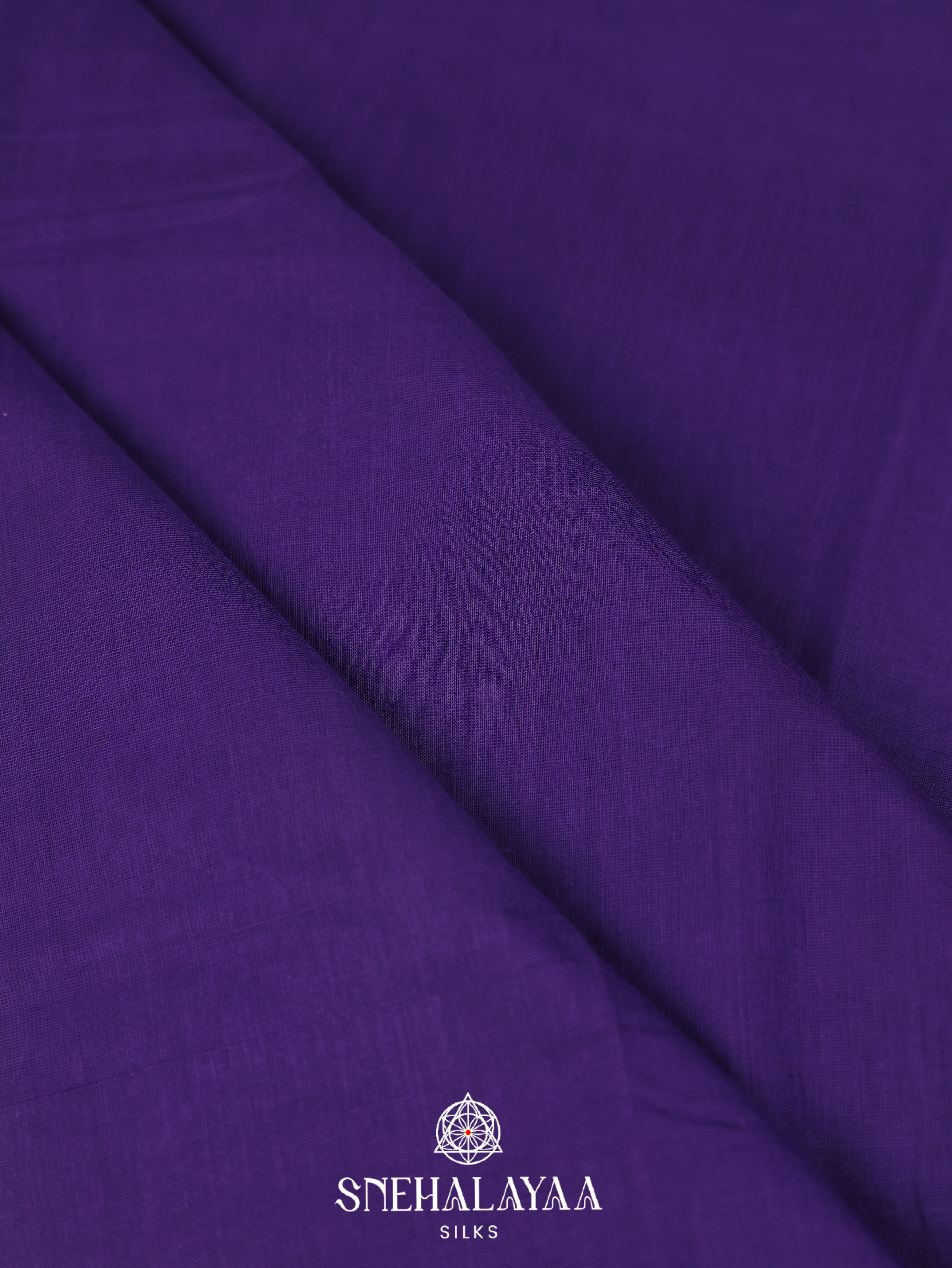 Blue Gadwal Cotton Saree