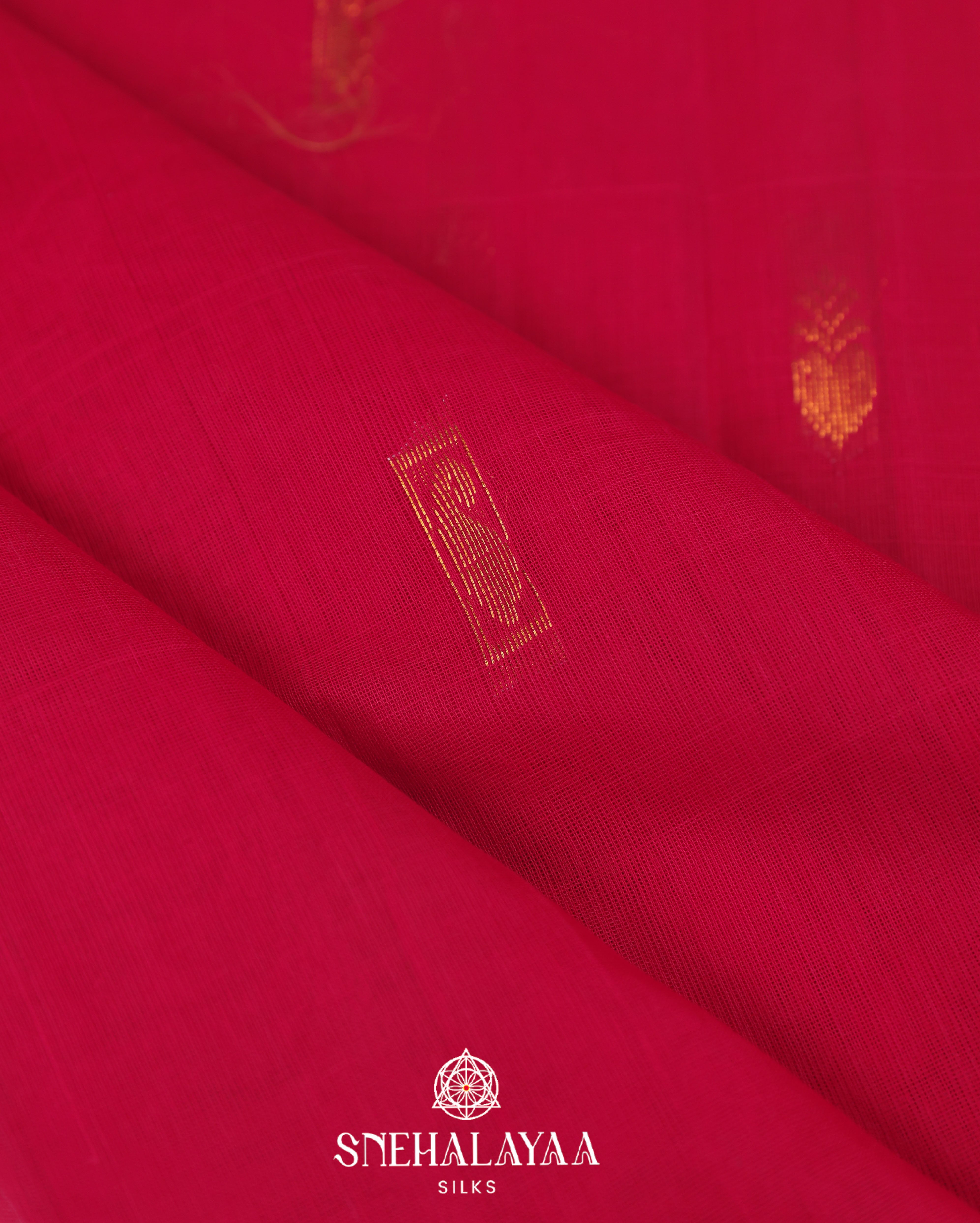 Rani Pink Gadwal Cotton Saree