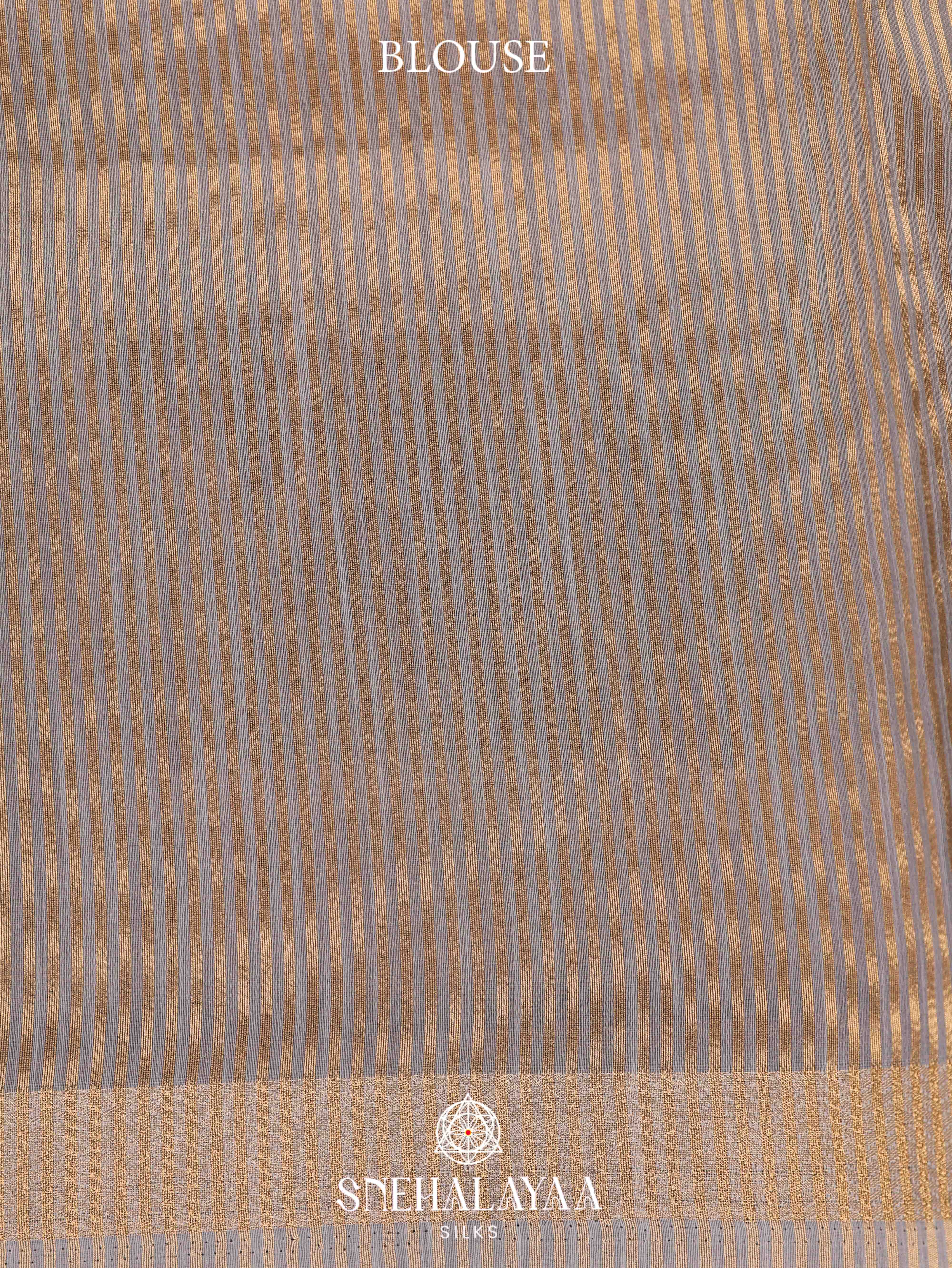 Beige Linen Tissue Saree