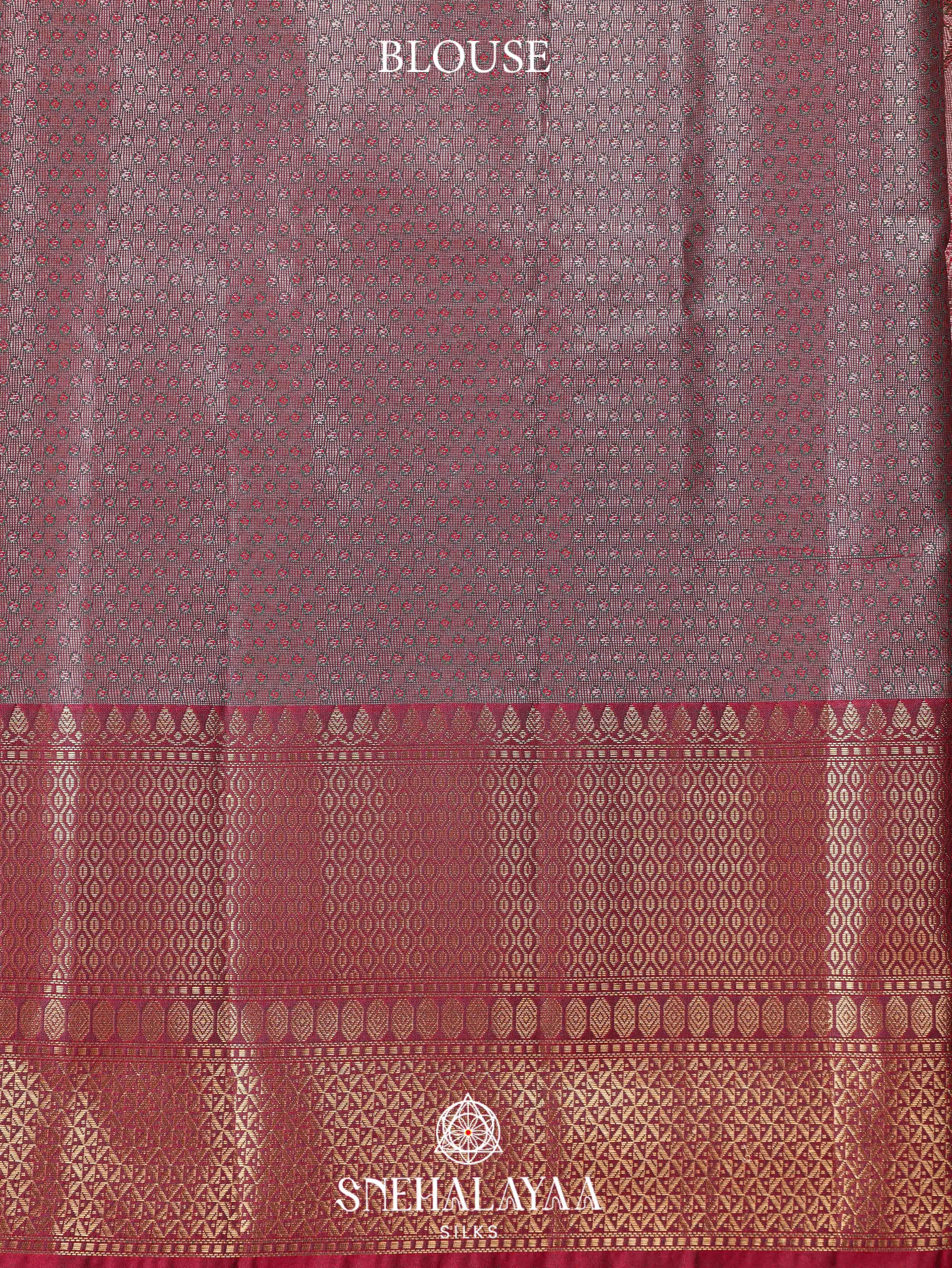 Mauve Pink Art Silk Saree