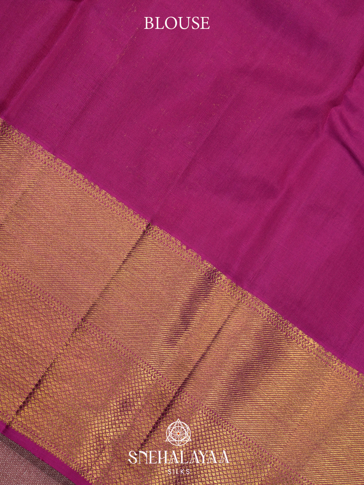 Mustard Yellow Kanchi Kora Silk Saree with Zari Buttas and Magenta Zari Border
