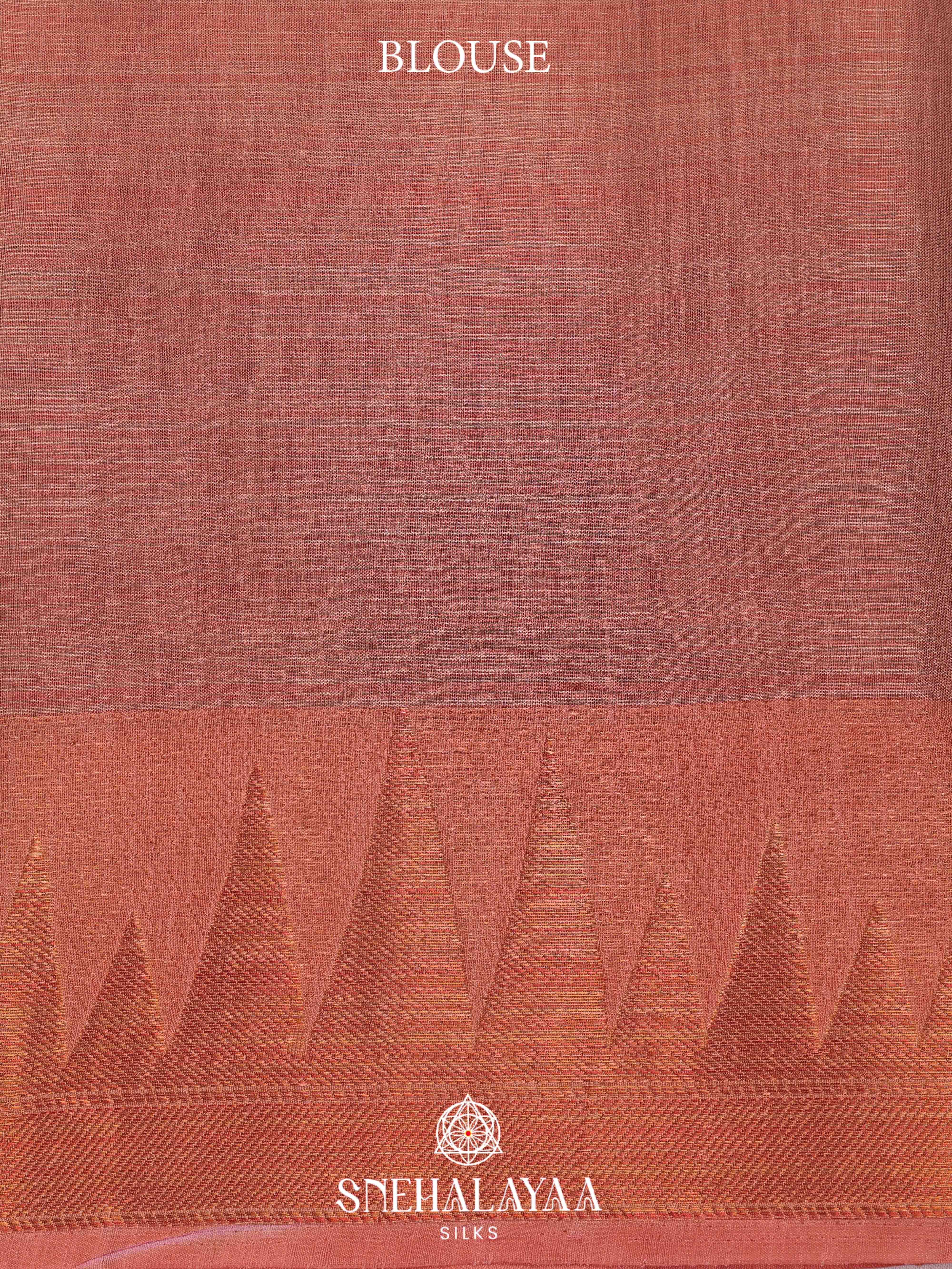 Grey Linen Saree