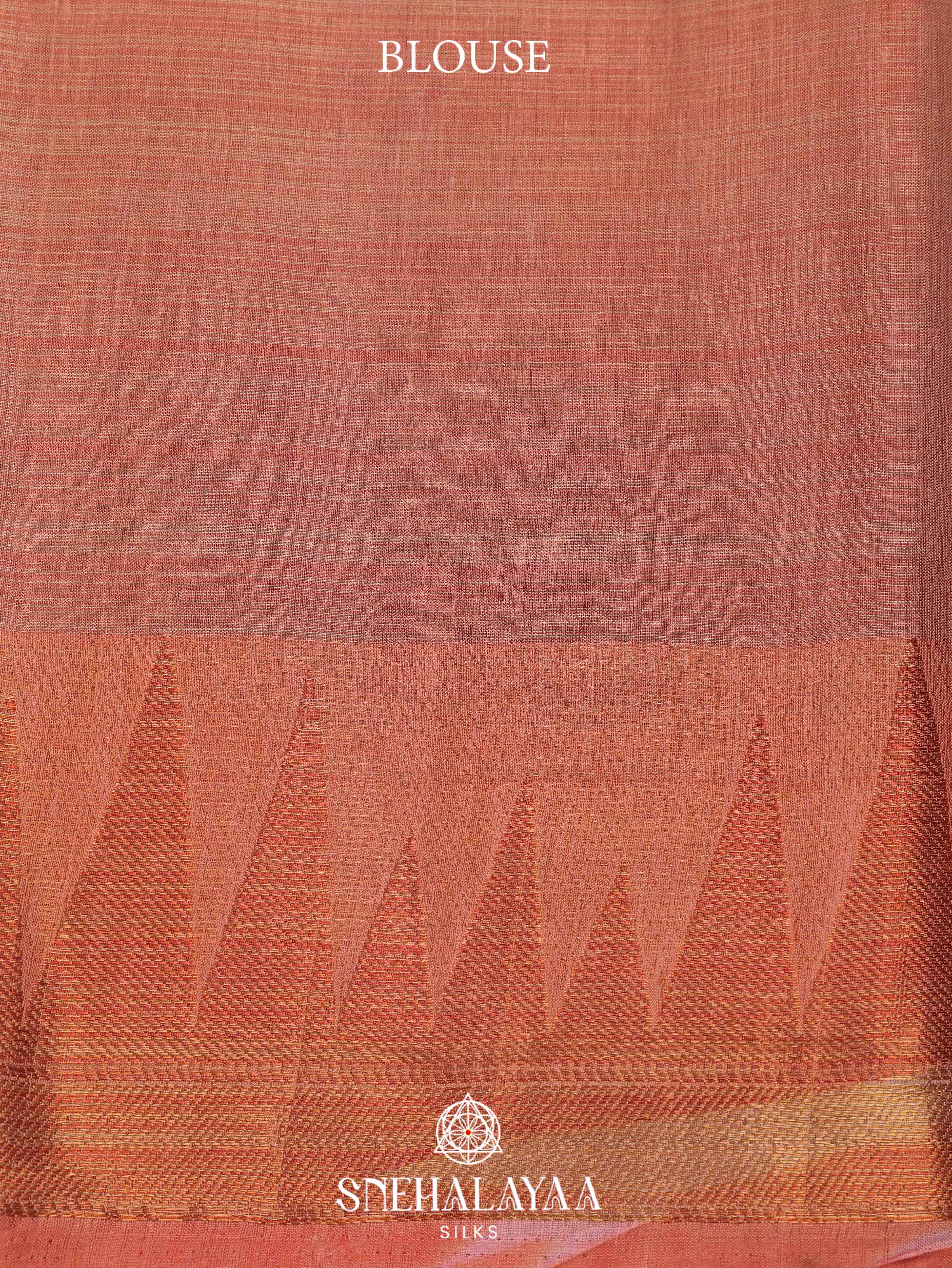 Beige Linen Saree