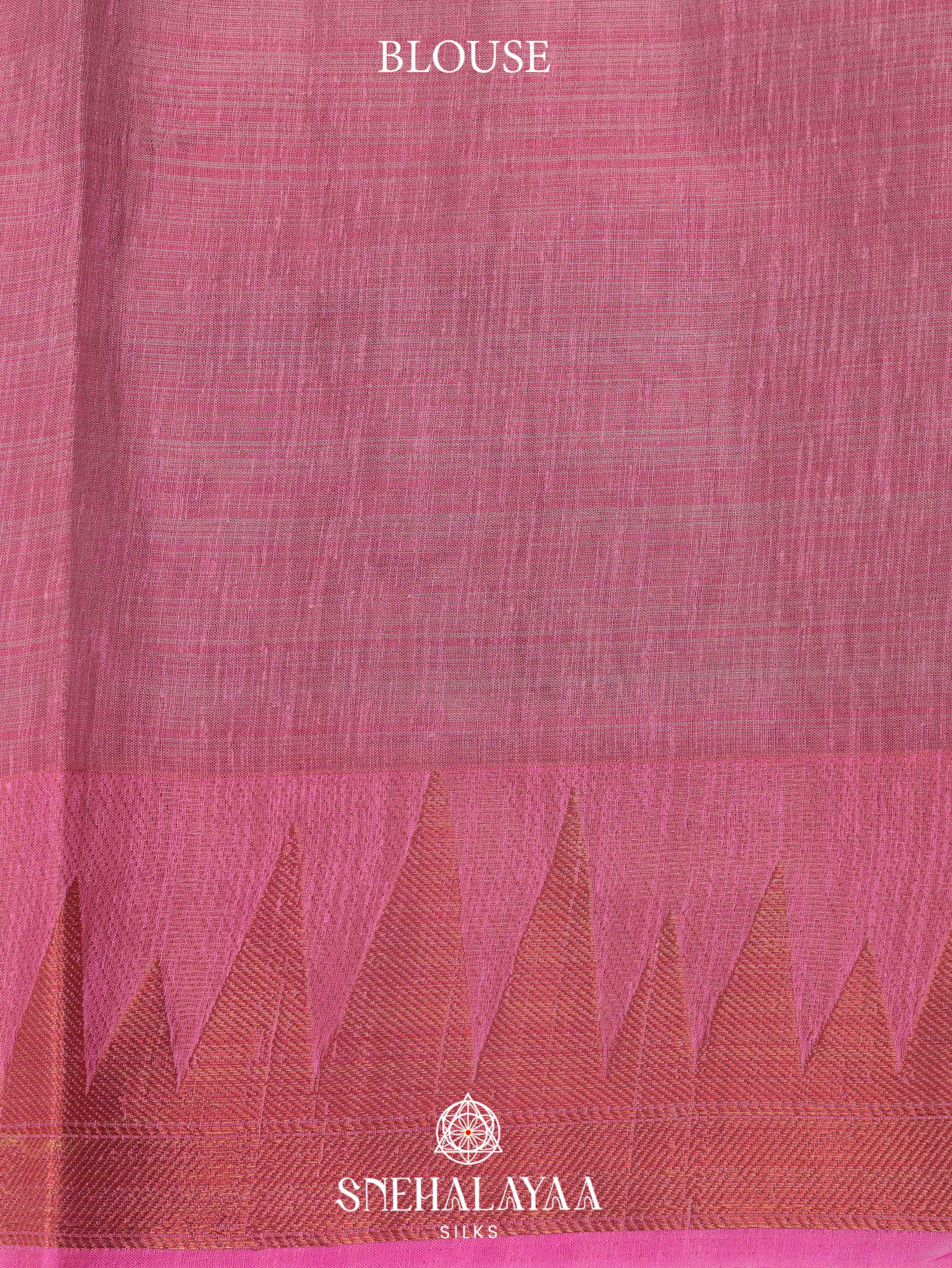 Grey Linen Saree