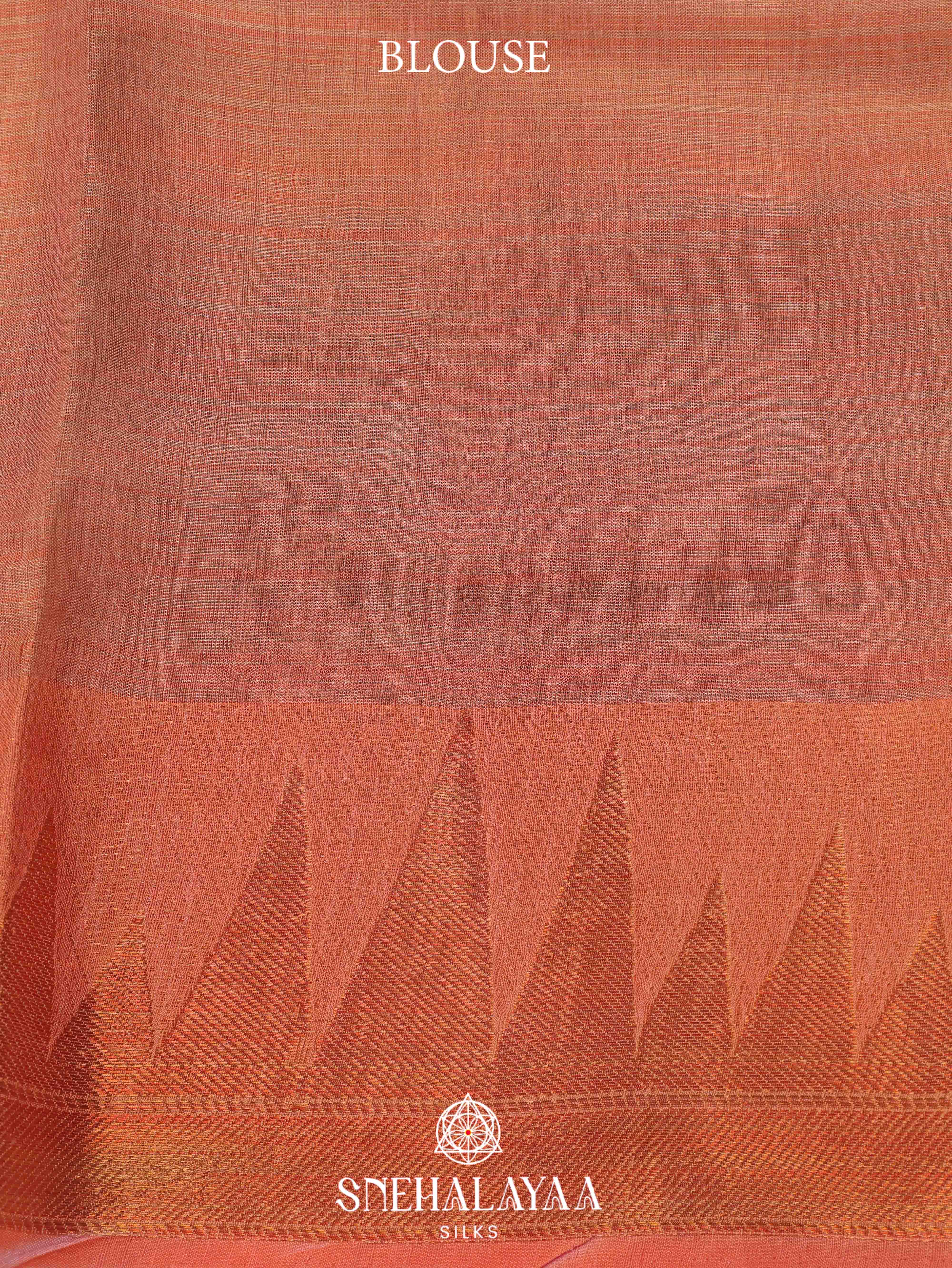 Yellow Linen Saree